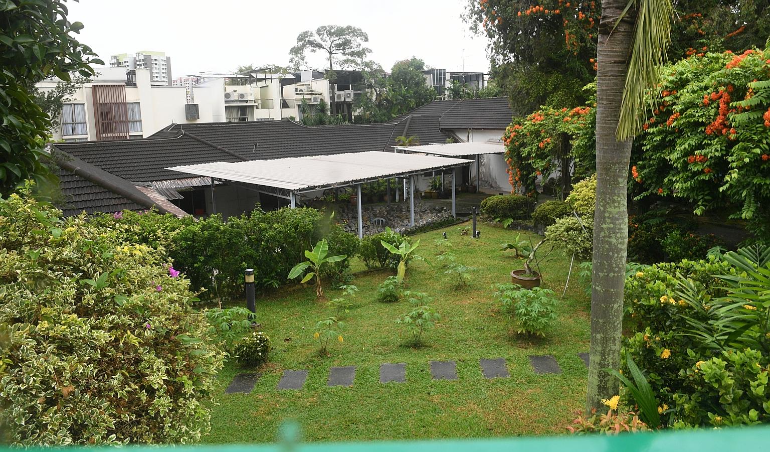 The bungalow in Gerald Crescent, off Yio Chu Kang Road, sits on a 31,882 sq ft plot of land - about the size of half a football field. It has a 999-year lease that began in 1879.