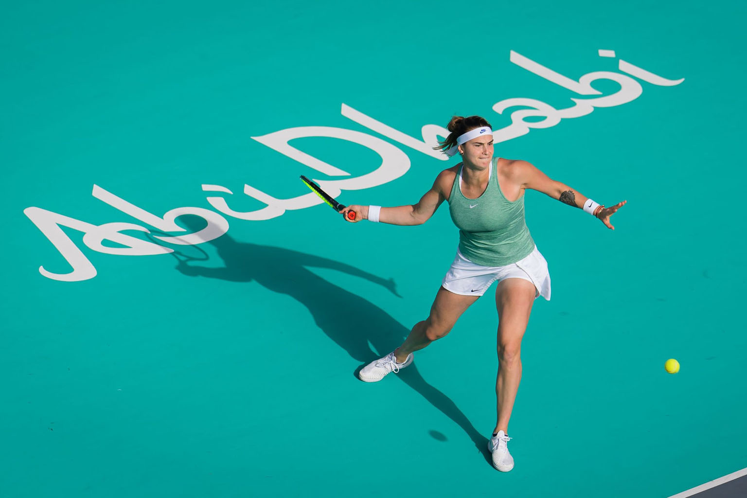 World No. 10 Aryna Sabalenka posted a 14th consecutive victory to reach her third final in as many tournaments on Tuesday. The Belarusian needed just 61 minutes to wrap up her 6-3, 6-2 success over ninth-seeded Maria Sakkari of Greece at the WTA Abu