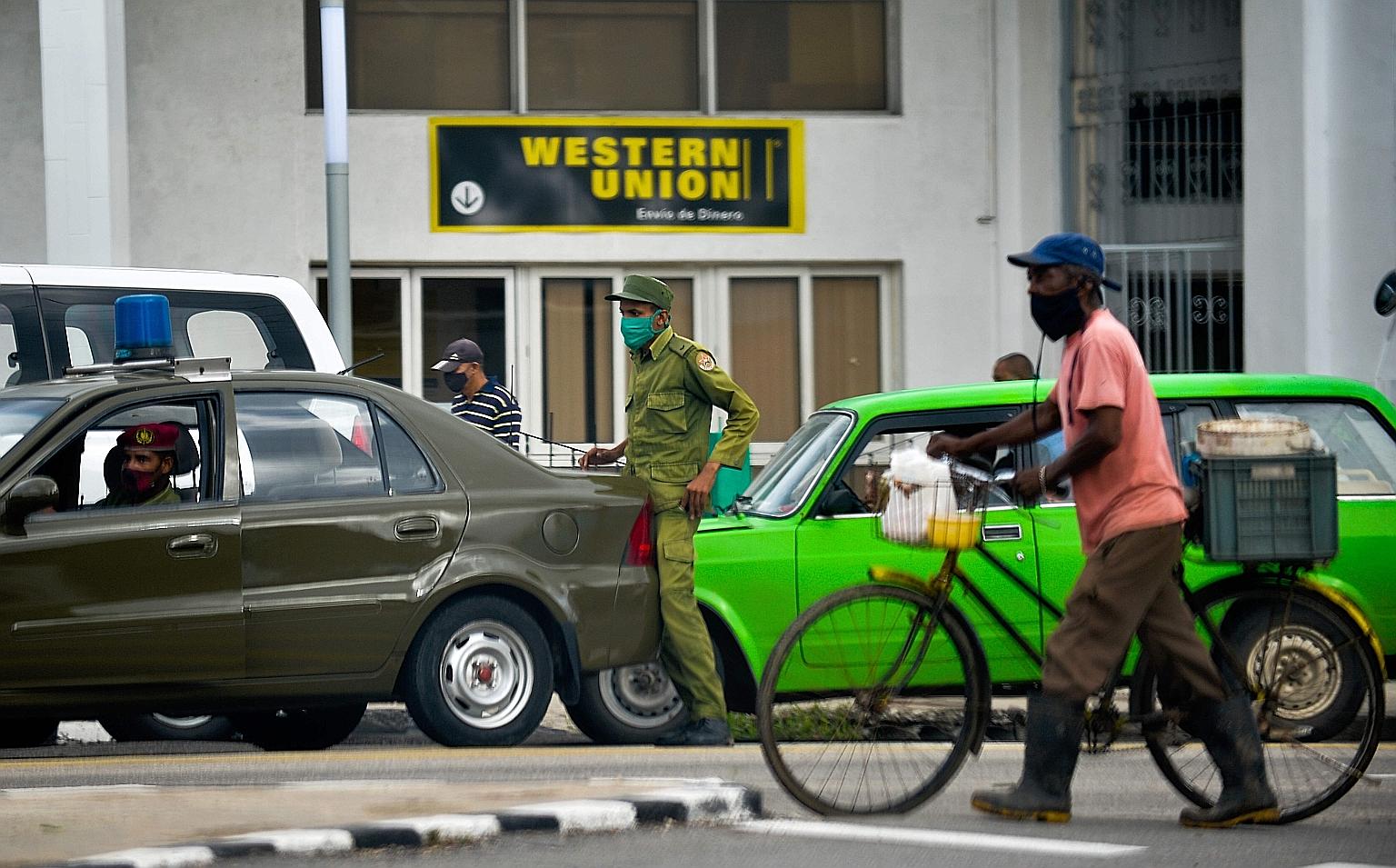 Western Union, a US-based money transfer firm, shut its offices in Havana last November after US sanctions were imposed. The US announced new sanctions on Friday against Cuba's Interior Minister.