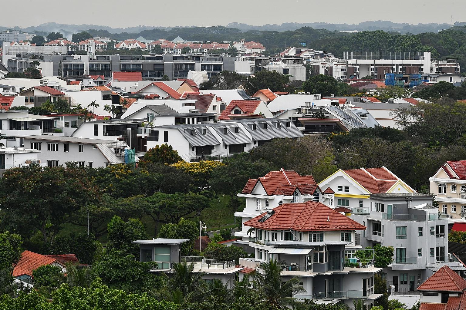 Urban Redevelopment Authority flash estimates showed that private home prices rose 2.1 per cent for the fourth quarter last year - the steepest quarterly increase since the second quarter of 2018 when they jumped 3.4 per cent before property cooling
