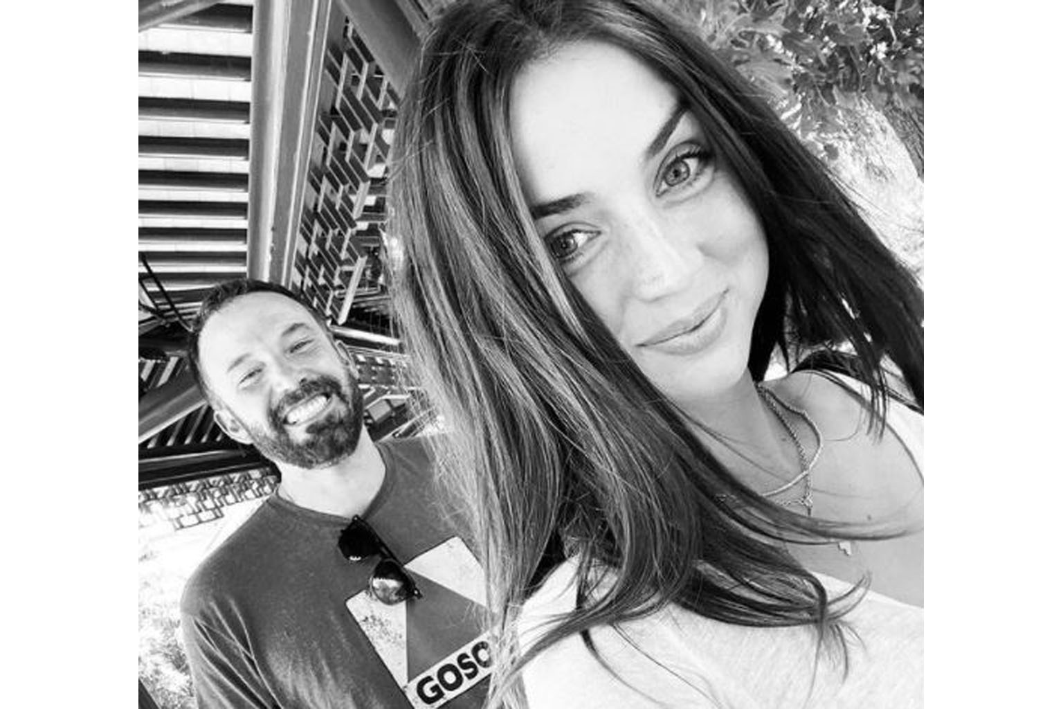 IN HAPPIER TIMES:American actor Ben Affleck was first linked with Cuban-Spanish actress Ana de Armas (both left) early last year when they were filming the erotic thriller Deep Water in New Orleans.