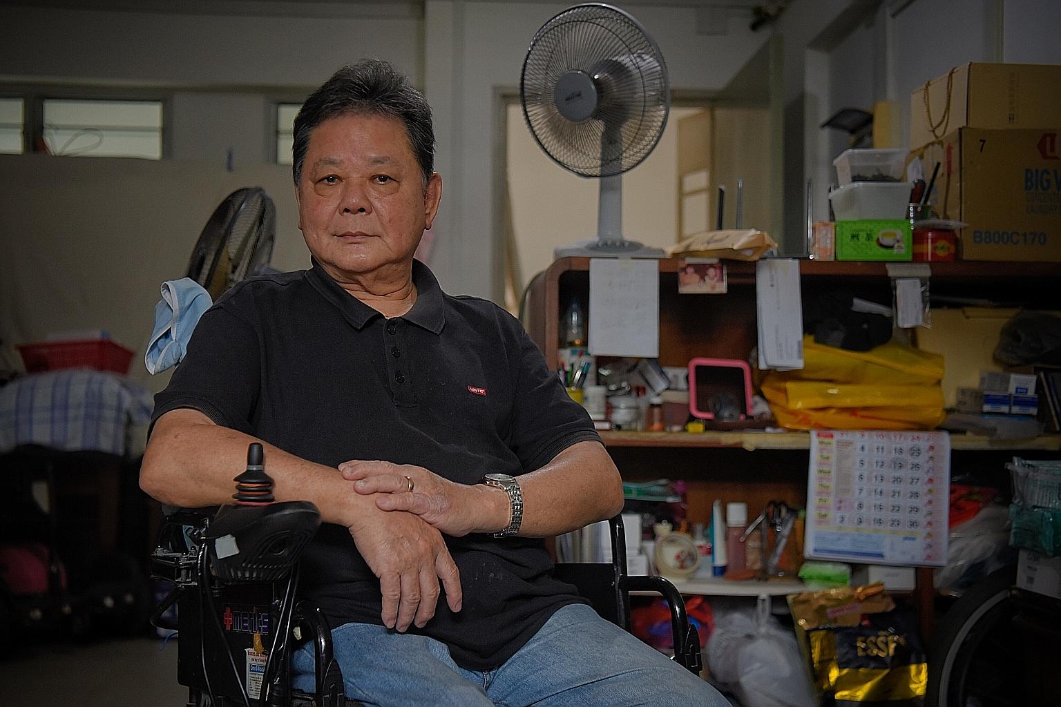 Mr Fong Wei Keong, 76, who has high cholesterol and hypertension, wants to take the Covid-19 vaccine so he can go out to meet friends and look for good food. ST PHOTO: MARK CHEONG