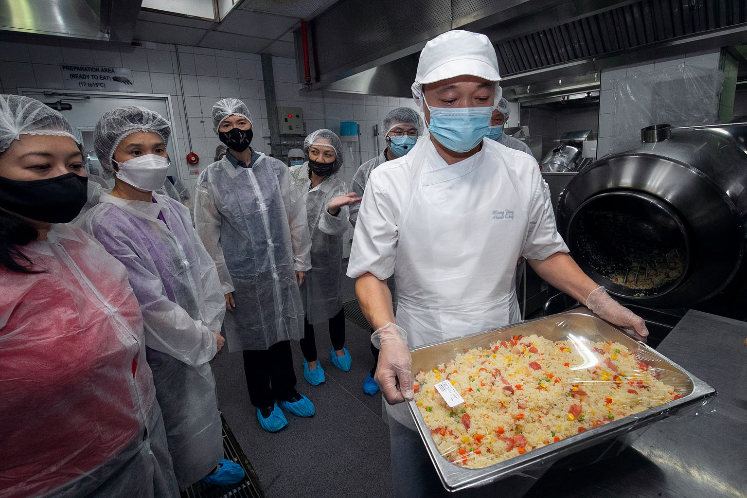 From left: Ms Yeo Wan Ling, an MP for Pasir Ris-Punggol GRC and director of the NTUC Women and Family Unit and U SME; Minister of State for Culture, Community and Youth and Trade and Industry Low Yen Ling; and Minister for Manpower Josephine Teo on a