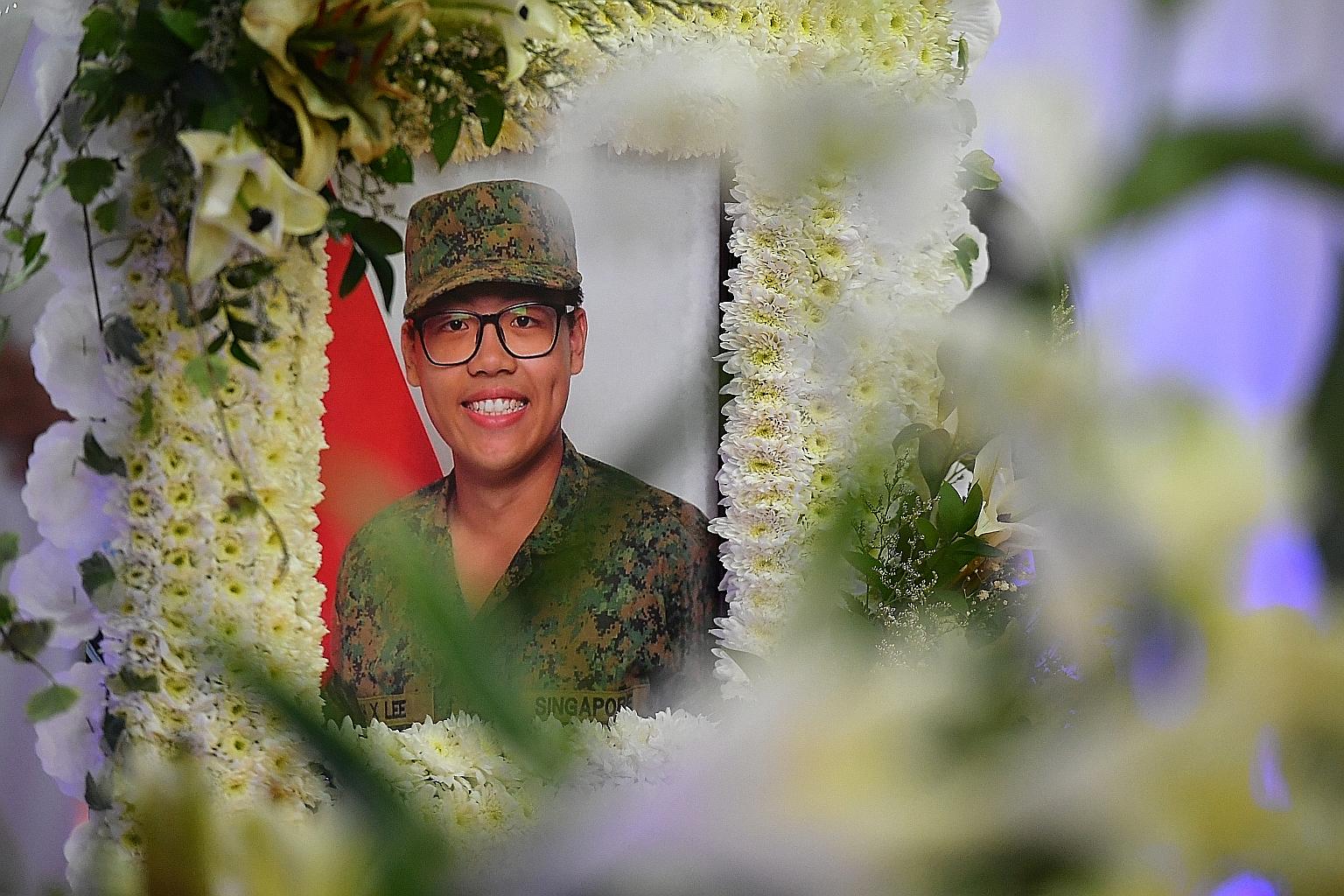 Mindef said Corporal First Class Dave Lee was an exemplary soldier who served with commitment. He collapsed after completing an 8km fast march on April 18, 2018.