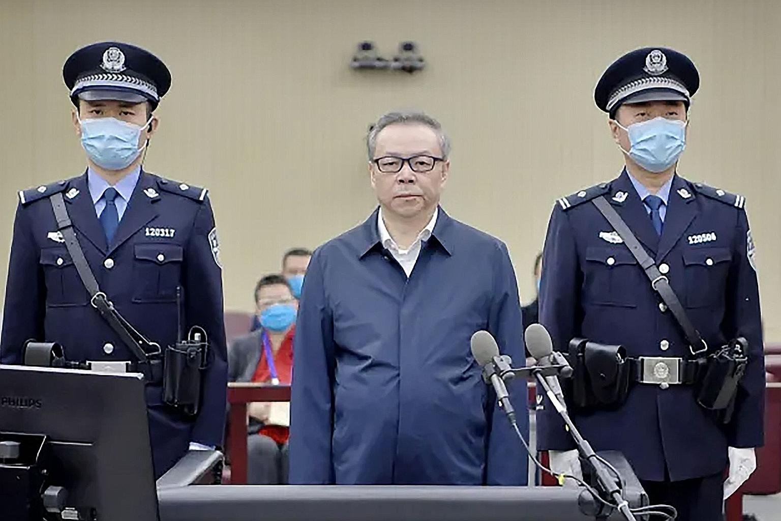 Lai Xiaomin, former chairman of China Huarong Asset Management, was put to death by a court in the northern city of Tianjin yesterday, state broadcaster CCTV reported. He was accused of taking US$260 million (S$345 million) worth of bribes, among oth