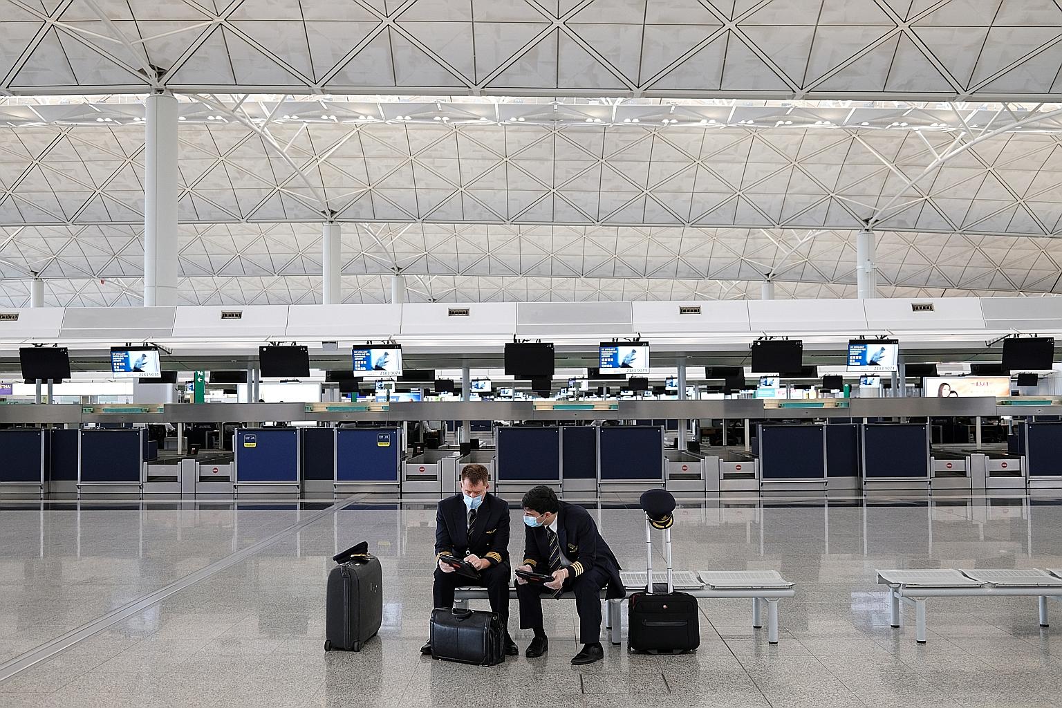The survey of 2,600 pilots found that only 43 per cent were doing the job they had trained for, with 30 per cent unemployed, 17 per cent furloughed and 10 per cent in non-flying roles. Forty per cent of the pilots said their mental health had been af