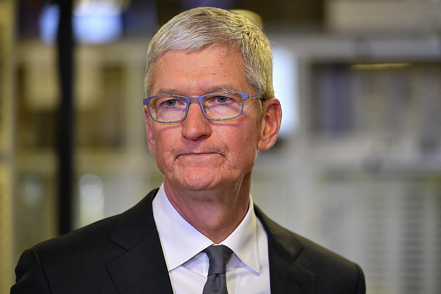 Apple chief executive Tim Cook said: "A social dilemma cannot be allowed to become a social catastrophe."