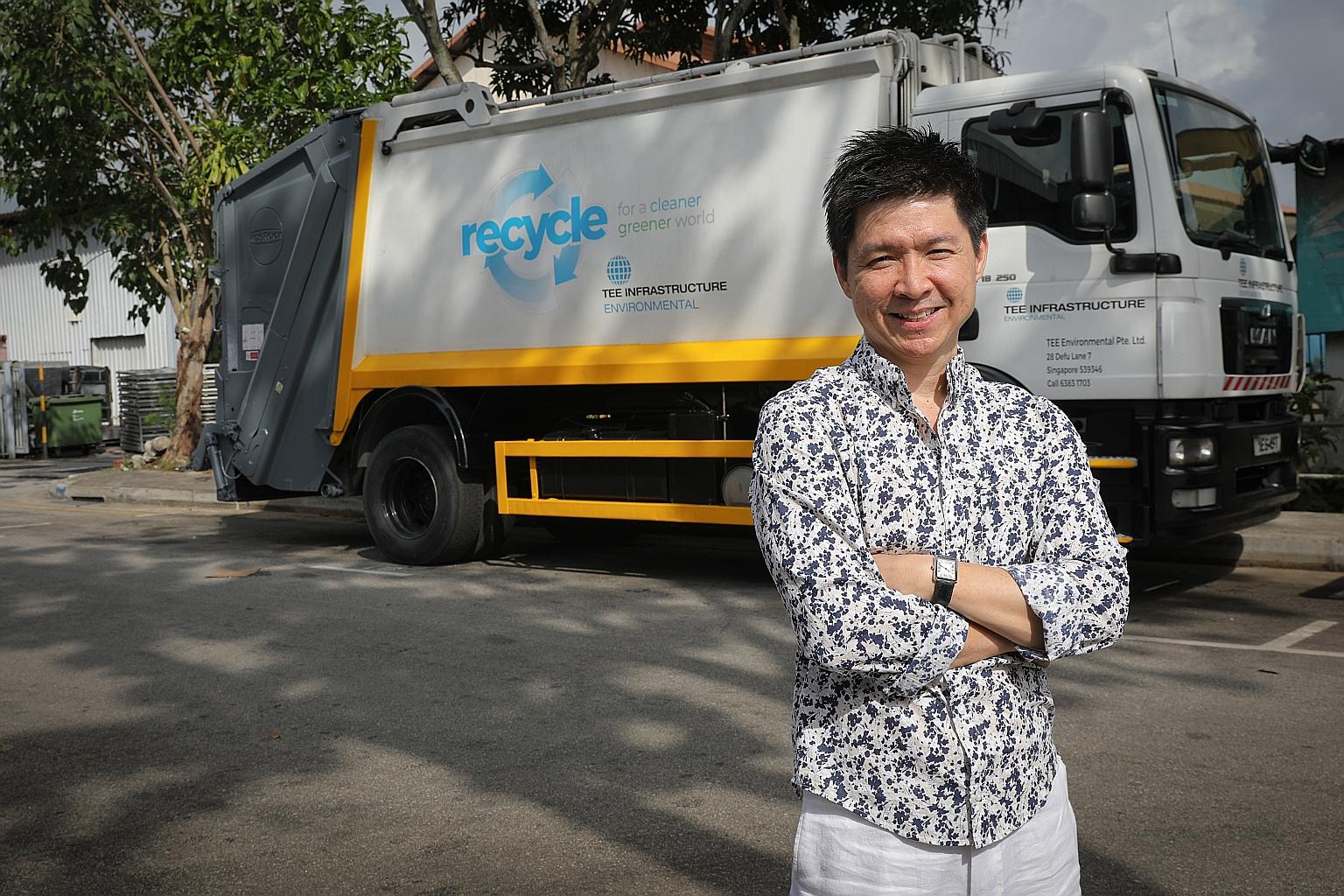 He may be working in an unglamorous industry, but his is an essential service. Mr Lim Chin Khuang, managing director of environmental services company Tee Environmental, says that if you already have a certain understanding of environmental issues, y
