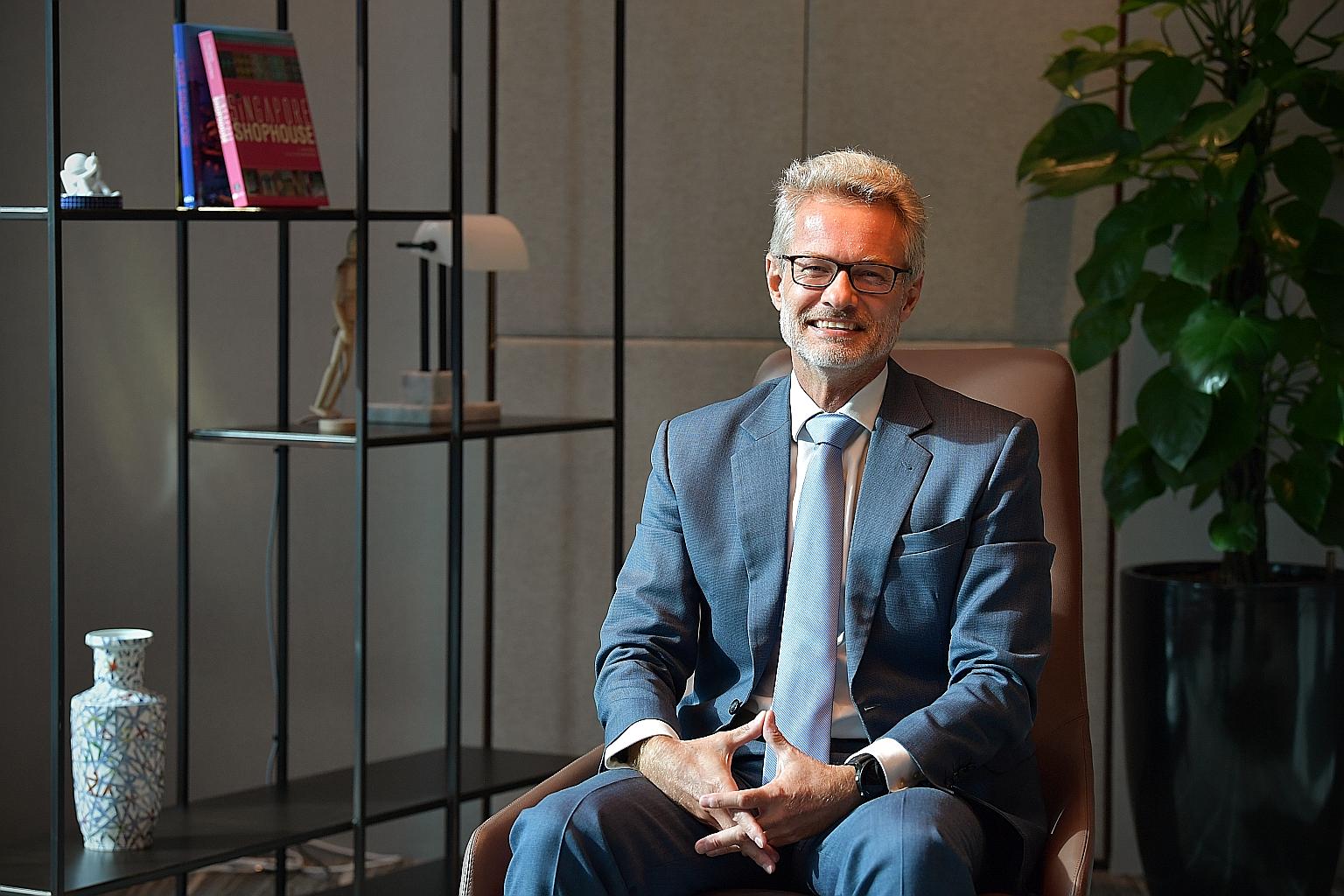 Mr Oliver Tonby, the Singapore-based Asia chair for McKinsey & Co, says the US-led attempt to decouple China from Western technologies goes quite deep and as parallel systems rise, Singapore is well-positioned to be a place where both sides are comfo