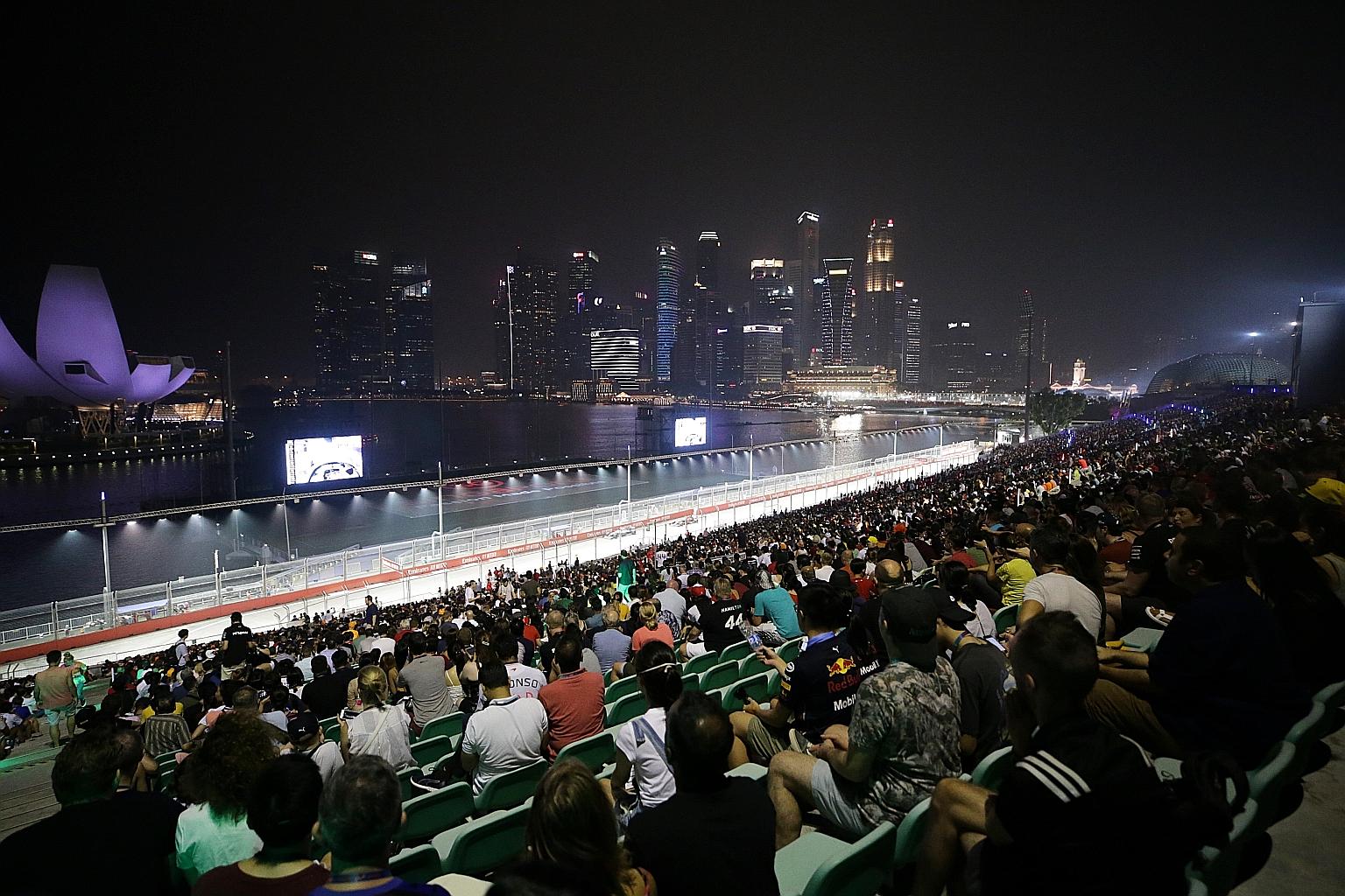 The Singapore Grand Prix contributes about $130 million in tourism receipts annually. But whether Singapore is keen to host more races beyond its four-year extension that ends this year depends on whether F1 continues to innovate and remains attracti