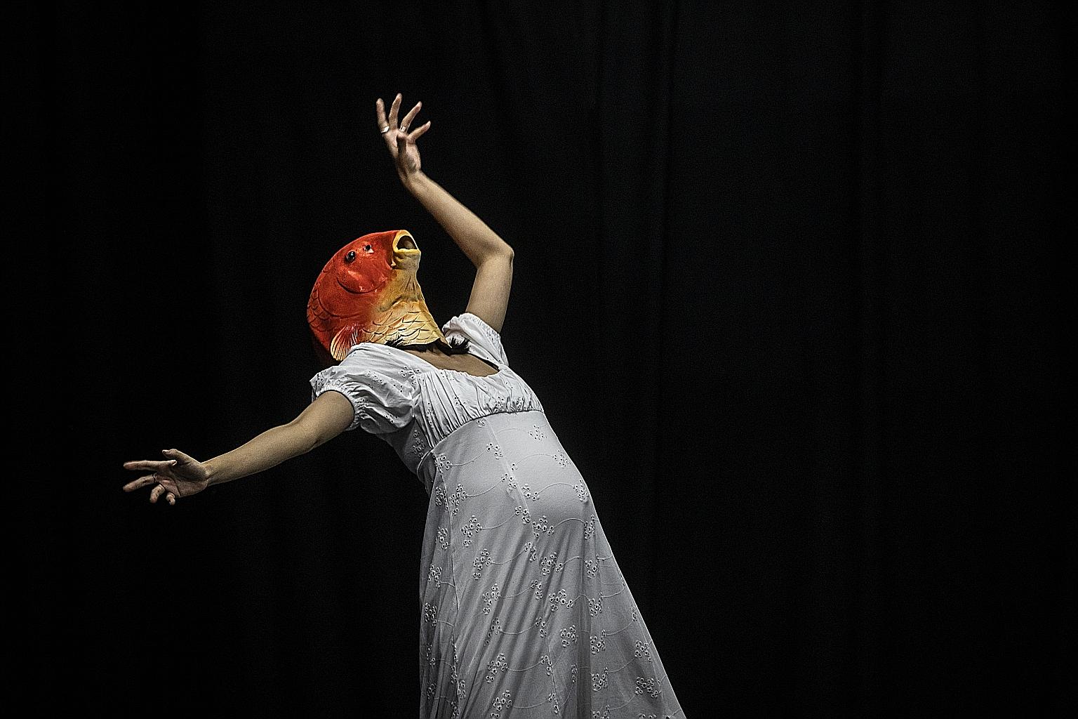 Offstage 3.0 performer Grace Lee-Khoo (right).