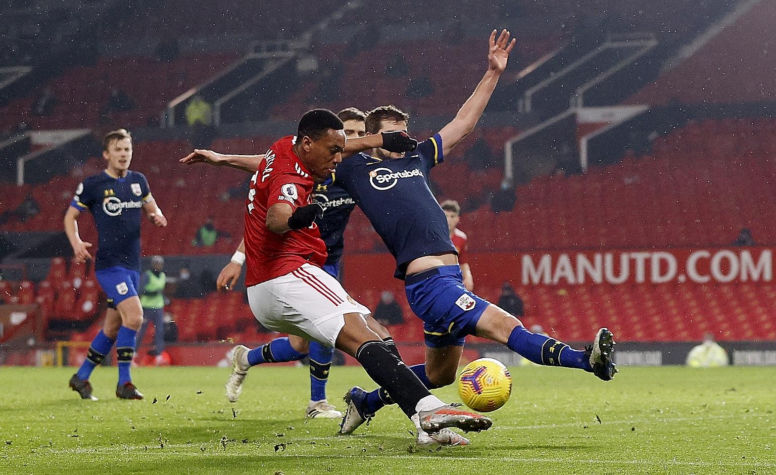 Anthony Martial, who suffered racial abuse and heavy criticism on social media for his lacklustre performance during the 2-1 loss to Sheffield United on Wednesday last week, ended his eight-game goal drought with a brace in the 9-0 rout of Southampto
