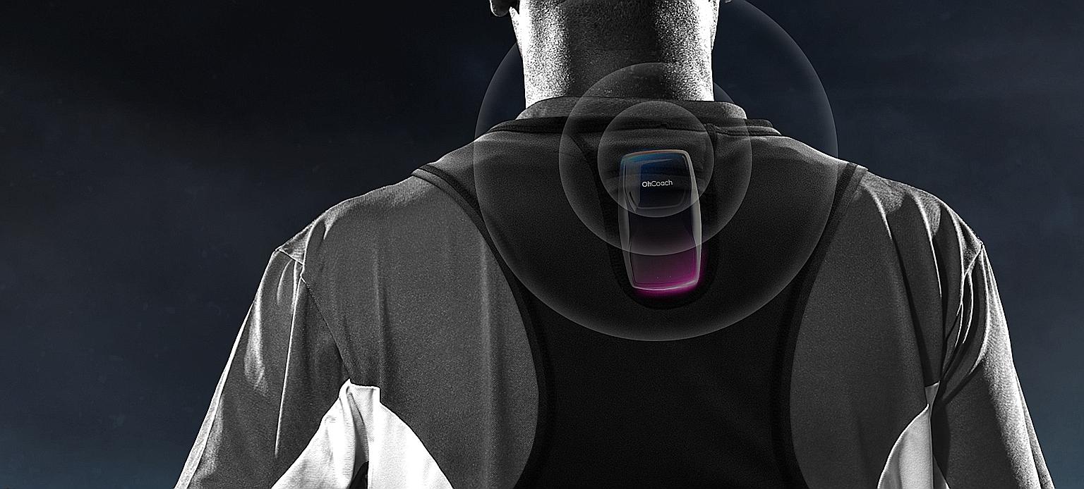 Fitogether's vest with a GPS device captures data such as the total distance players cover, acceleration and deceleration.
