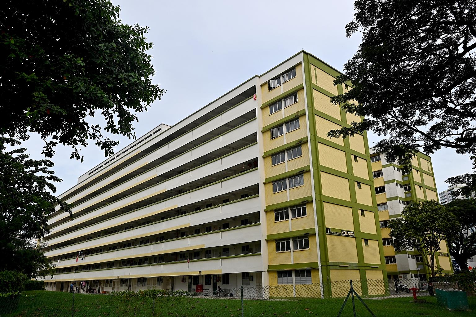 Rental flats in Spooner Road. There are currently around 50,000 households living in public rental flats. By 2023, around 1,000 rental households, preliminarily assessed to have the potential and are ready to buy a flat, will be contacted by the Hous