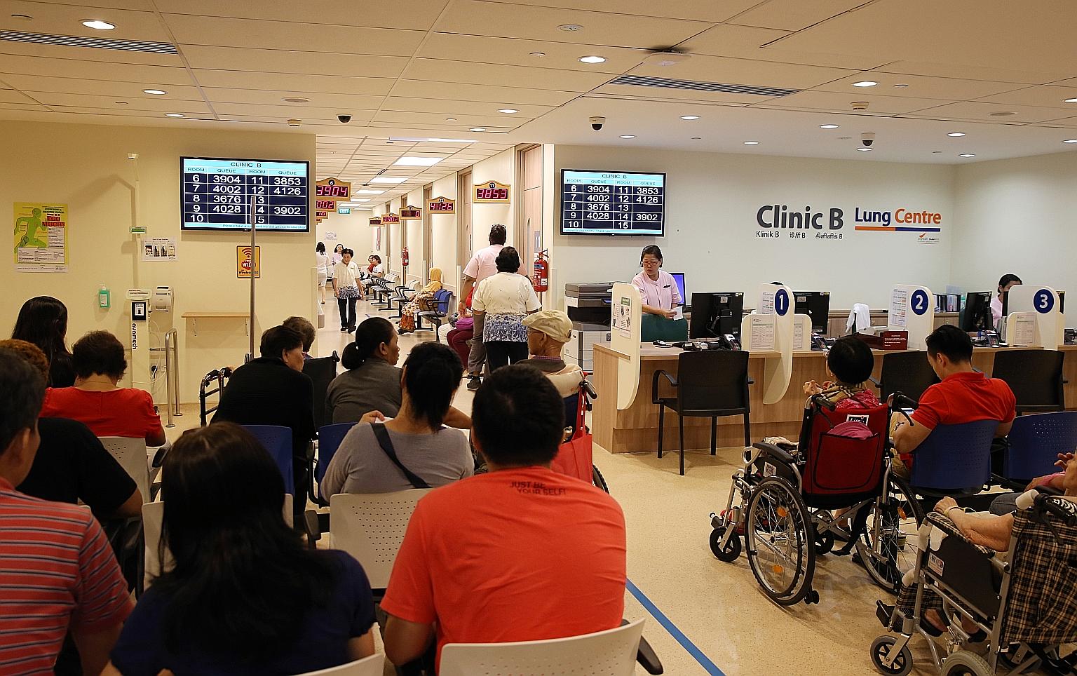 MOH said the insurers' changes, together with other efforts by the Government such as publication of fee benchmarks, "will further encourage prudent use of healthcare services, and keep healthcare costs sustainable". ST FILE PHOTO