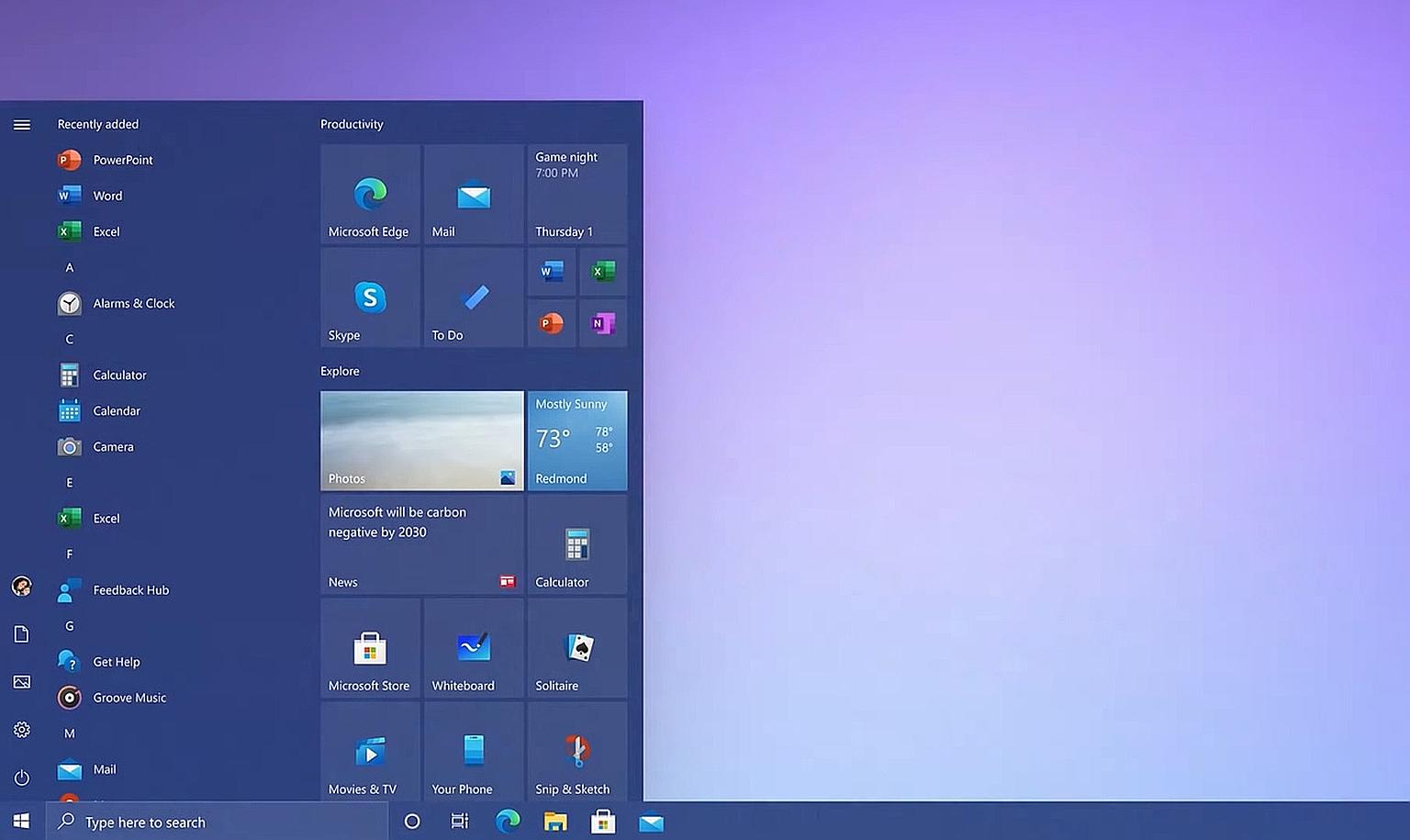 The more streamlined Windows 10 Start menu introduced in an update of the operating system in October last year. Give your personal computer more space by uninstalling old programs and clearing out large files.
