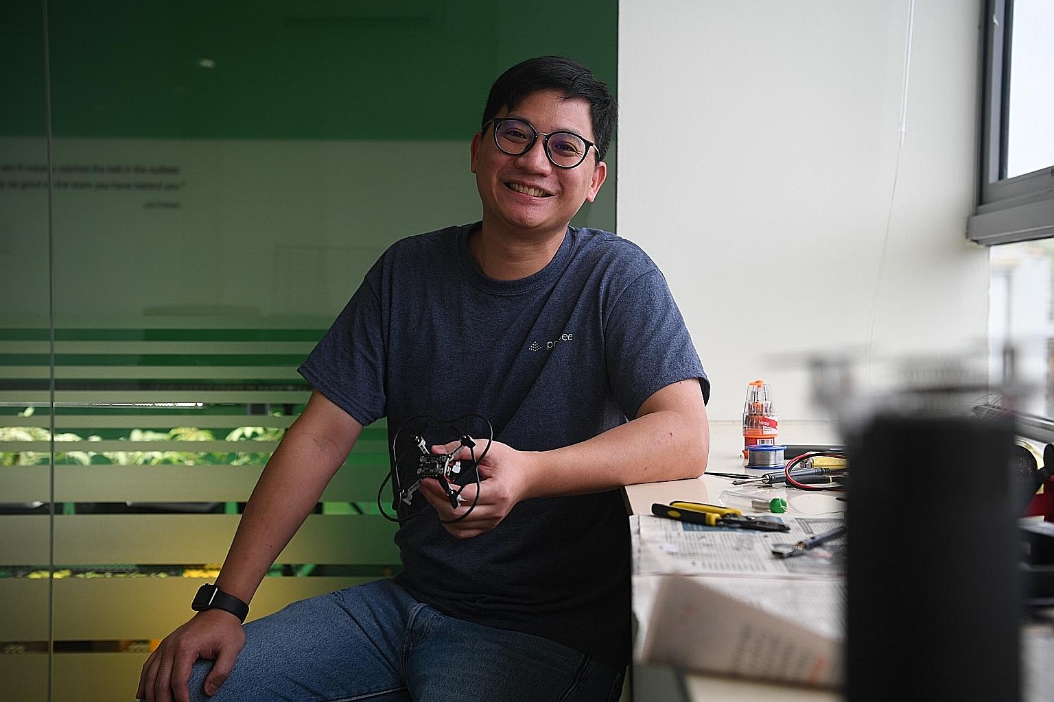 Mr Cheng Yi Chiao, 37, enrolled in a programme that develops deep tech talent in the fast-growing robotics and automation sector, and allows individuals to make a mid-career switch to the deep tech scene.