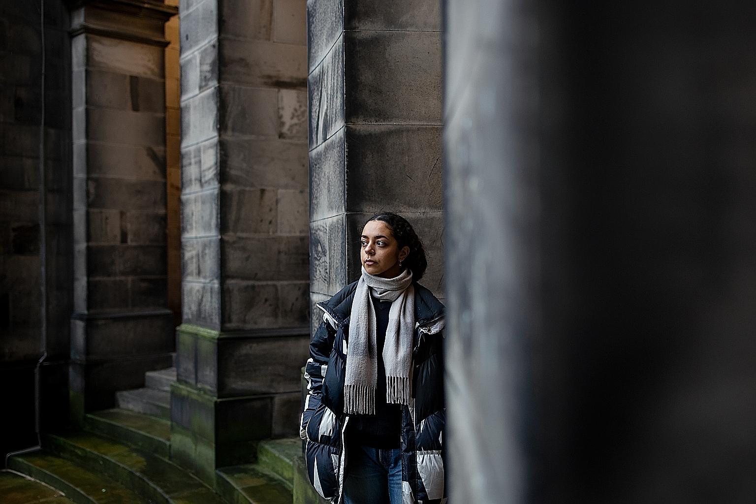 Student Dalia Al-Dujaili, 21, describes the pandemic as "anxiety-inducing".