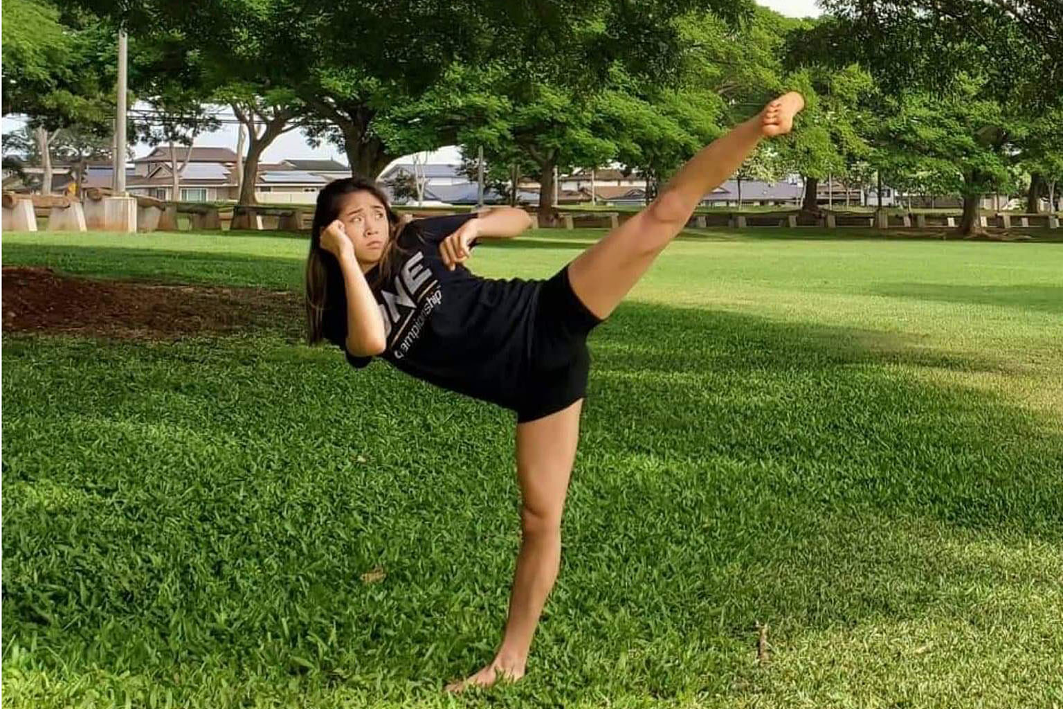 Victoria Lee, the 16-year-old sister of One world champions Angela and Christian, will make her pro debut next Friday night. PHOTO: ONE CHAMPIONSHIP