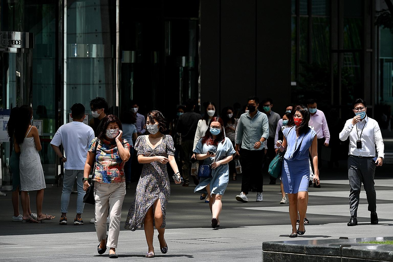The new tiered wage subsidies in the latest extension under the Jobs Support Scheme aim to help employers retain their local employees during this period of economic uncertainty. ST PHOTO: LIM YAOHUI