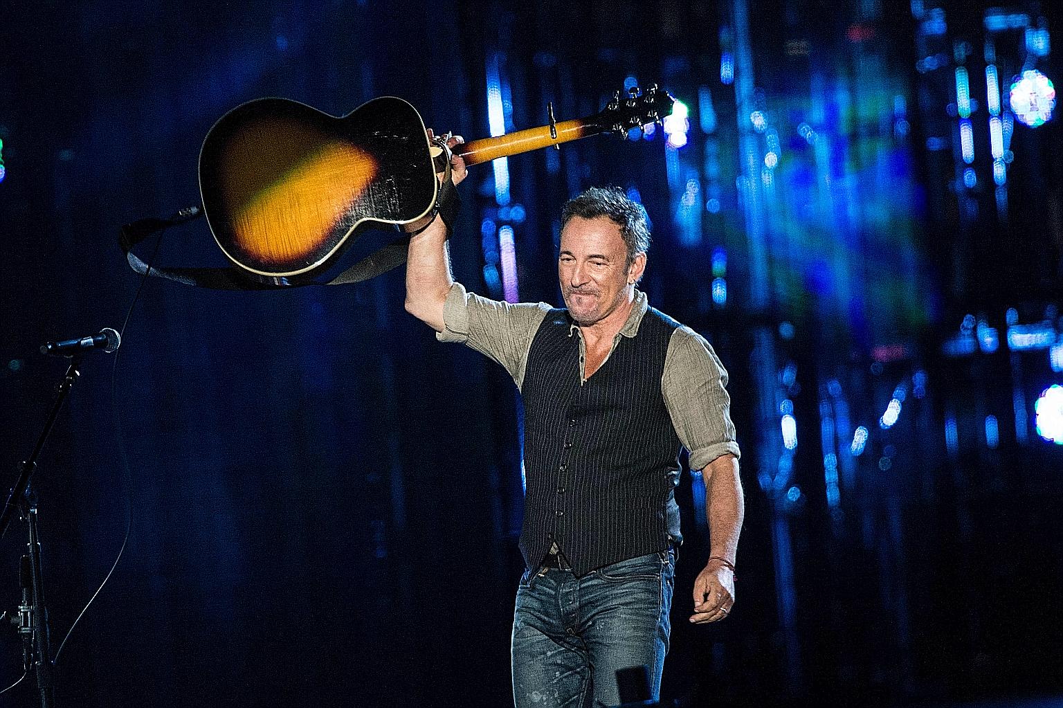 Bruce Springsteen (above) was charged with consuming alcohol at a federally run New Jersey beach.