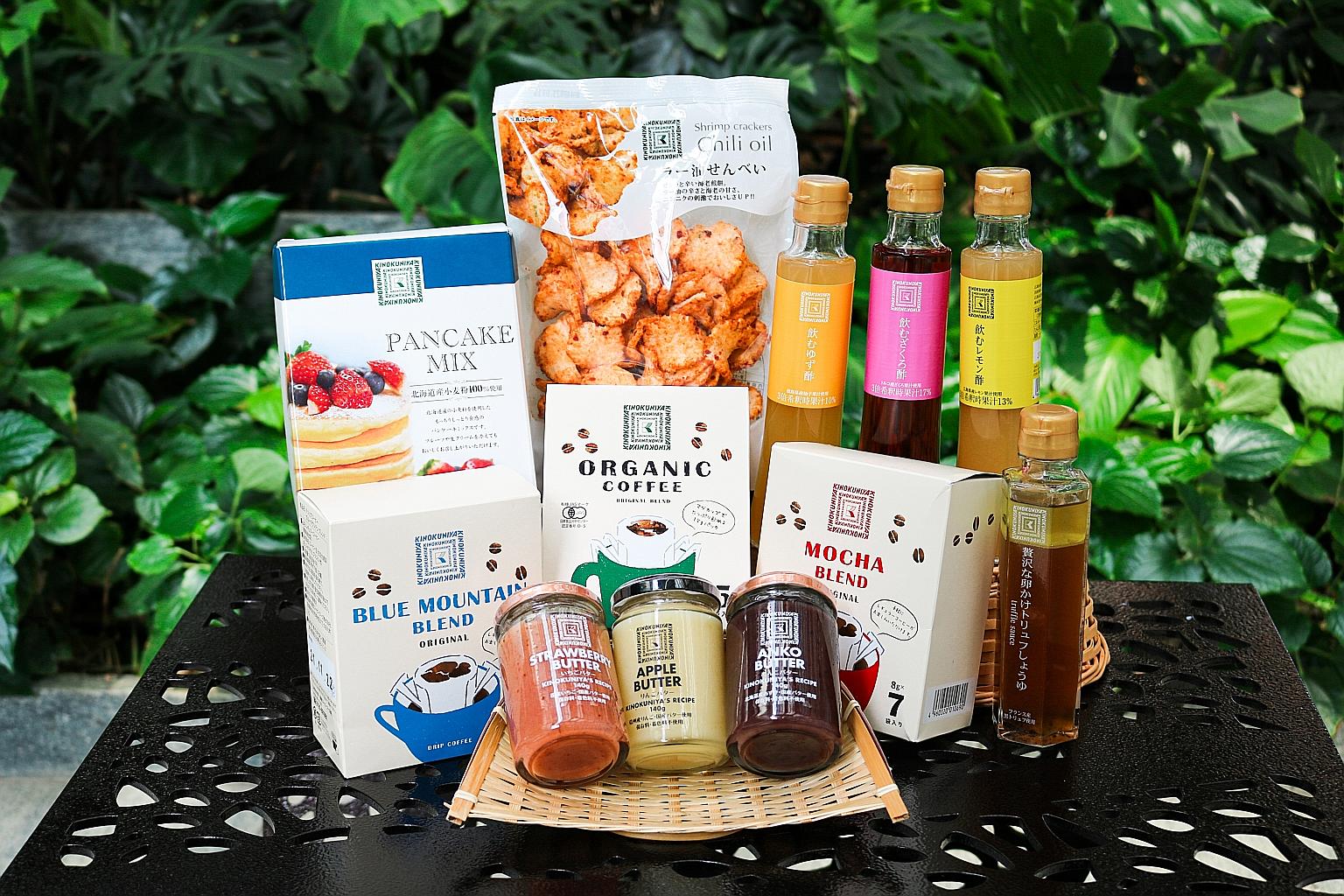 A small selection of supermarket chain Kinokuniya's bestsellers in Japan will be available here.