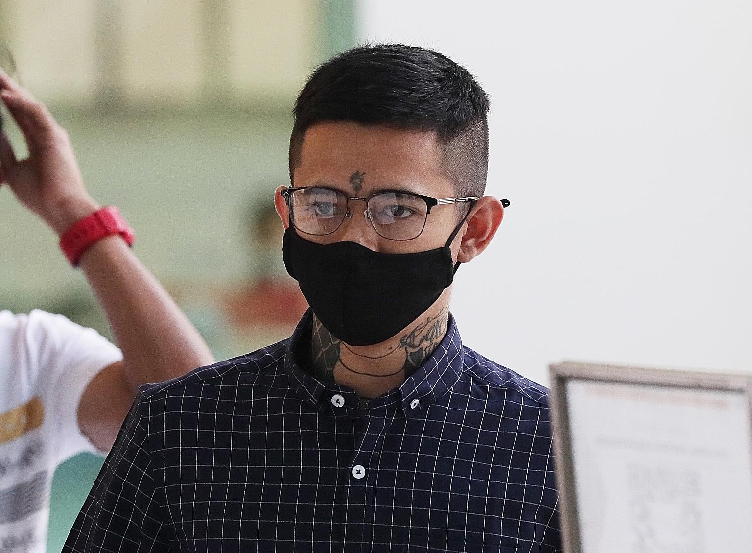 Secret society member Muhammad Ikram Abdul Aziz was sentenced on Monday to seven years and 10 months' jail with six strokes of the cane after he pleaded guilty to being in possession of a Shooters Sea Hawk pistol. He had bought the weapon in Johor Ba