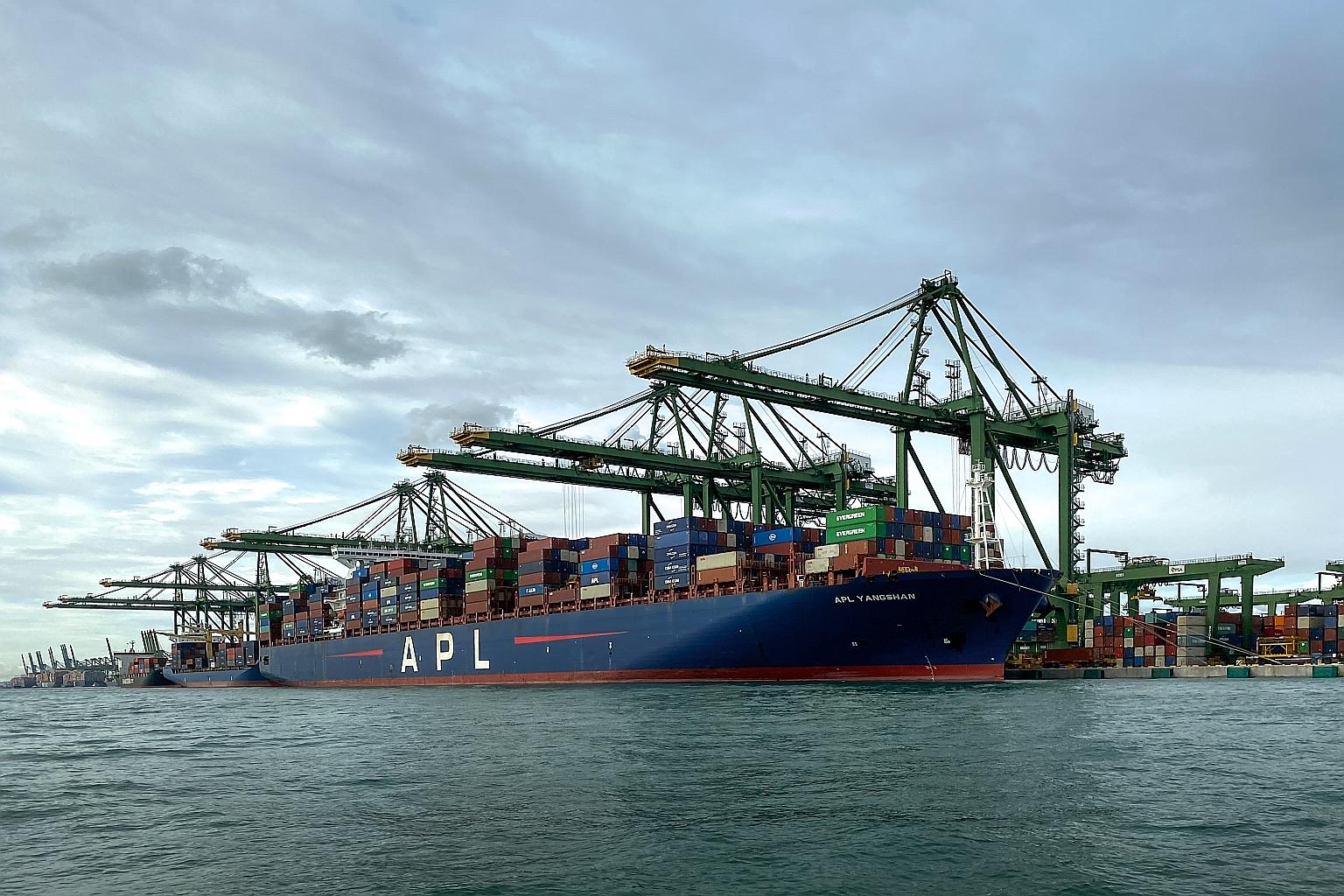 The longer wait time for container ships arriving to berth at Singapore's port is similar to what is happening at other key ports, owing to the sudden surge in cargo volumes fuelled by the Covid-19 pandemic. Operator PSA says it has deployed addition
