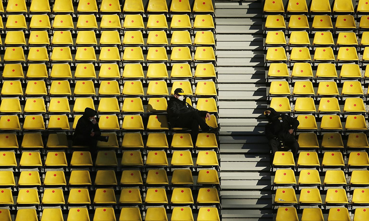Before the pandemic, Bundesliga's Borussia Dortmund boasted the highest average attendance in world football, with an average of over 80,000 fans per game. These days, the Signal Iduna Park is closed to spectators.