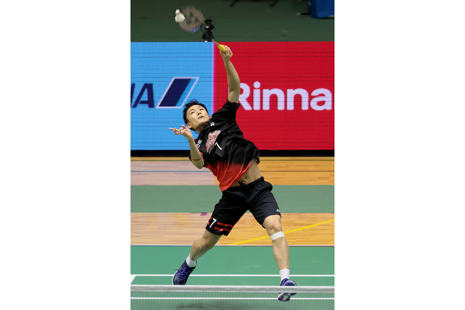 The All England Open is Kento Momota's second tournament since he suffered eye and facial injuries in a car accident in Malaysia in January last year. He beat India's Parupalli Kashyap 21-13, 22-20 yesterday to reach the round of 16.