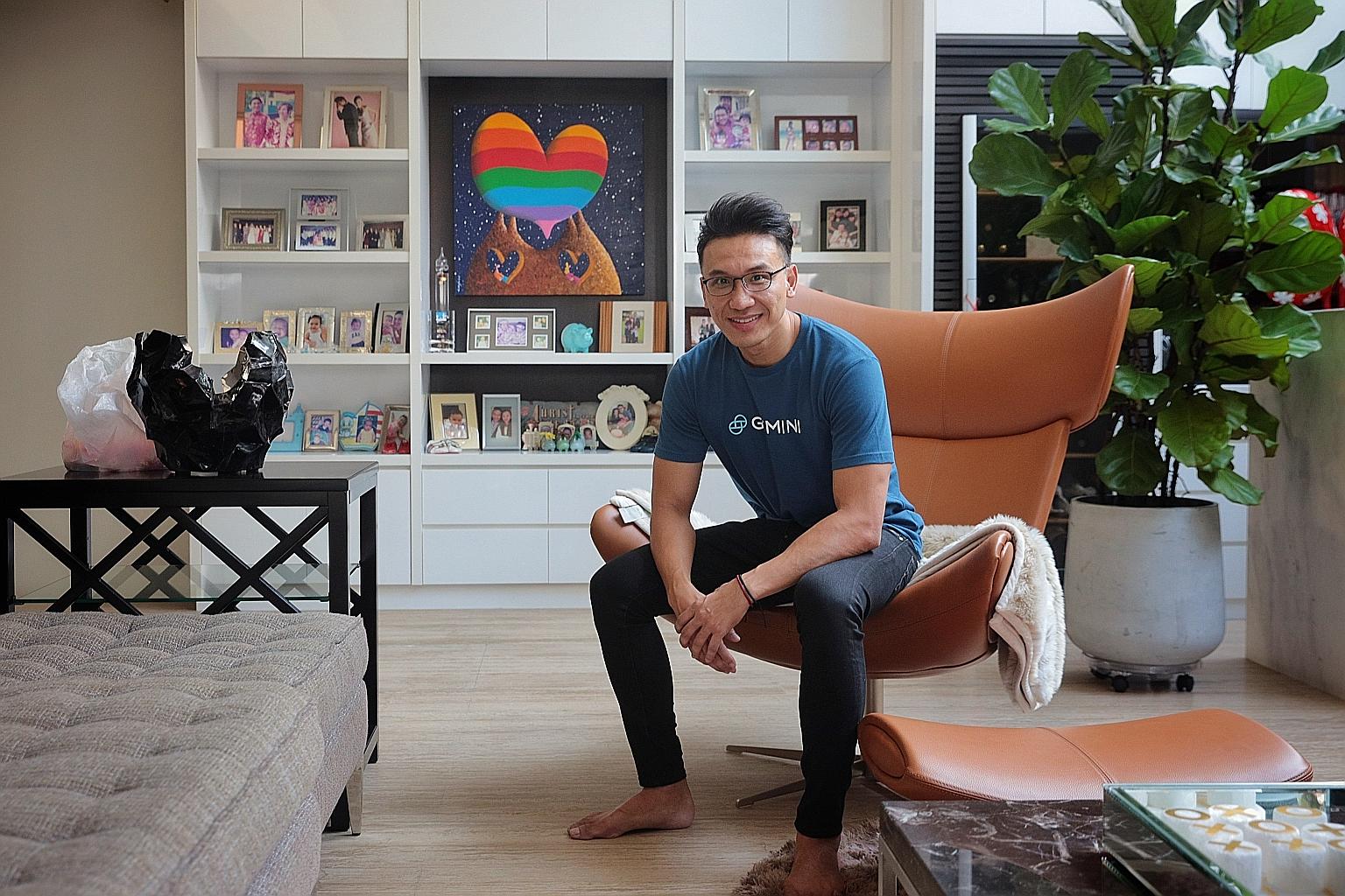 Mr Jeremy Ng, the Asia-Pacific managing director of cryptocurrency exchange Gemini, has 50 per cent of his liquid portfolio in fixed income, 25 per cent in equity and 25 per cent in crypto-currencies. He maintains a bigger allocation of his portfolio