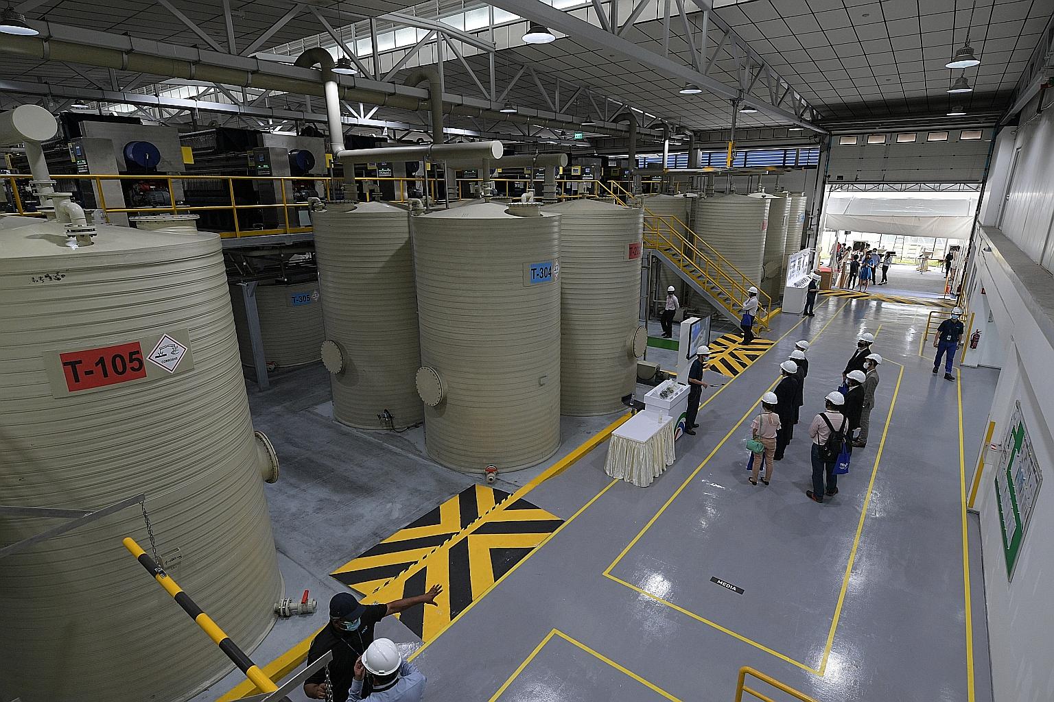 The process developed by e-waste recycler TES in its facility in Tuas is a first for the region. The plant can recover metals from spent batteries, such as lithium and cobalt with a purity level of almost 99 per cent.