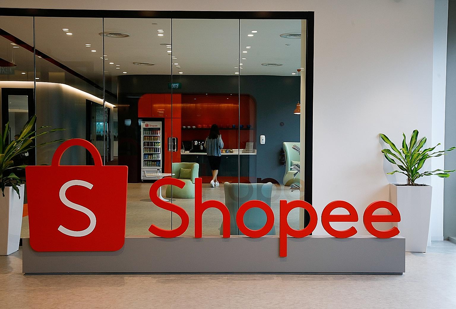 Riding on the success of a cash-generating gaming business, US-listed Sea has invested heavily in its Shopee e-commerce brand (left) and successfully taken on Alibaba's Lazada and other rivals in recent years. Now it is muscling into food delivery an