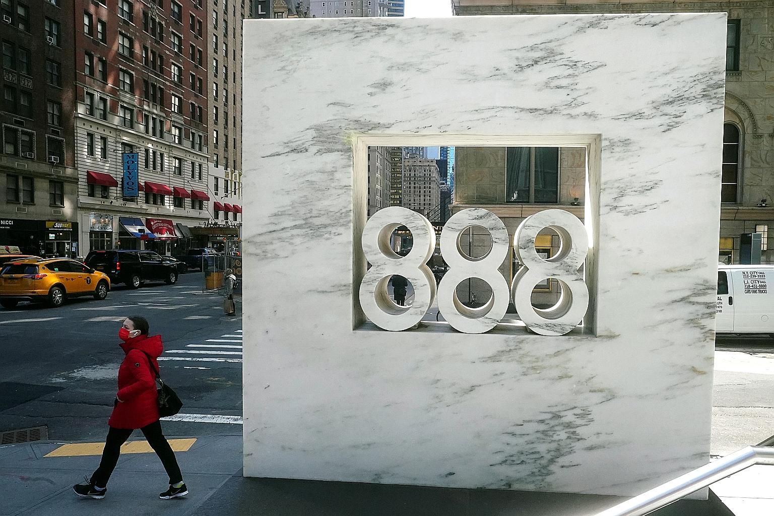 Archegos Capital Management is said to have its office at 888 Seventh Avenue in Manhattan, New York City. PHOTO: REUTERS