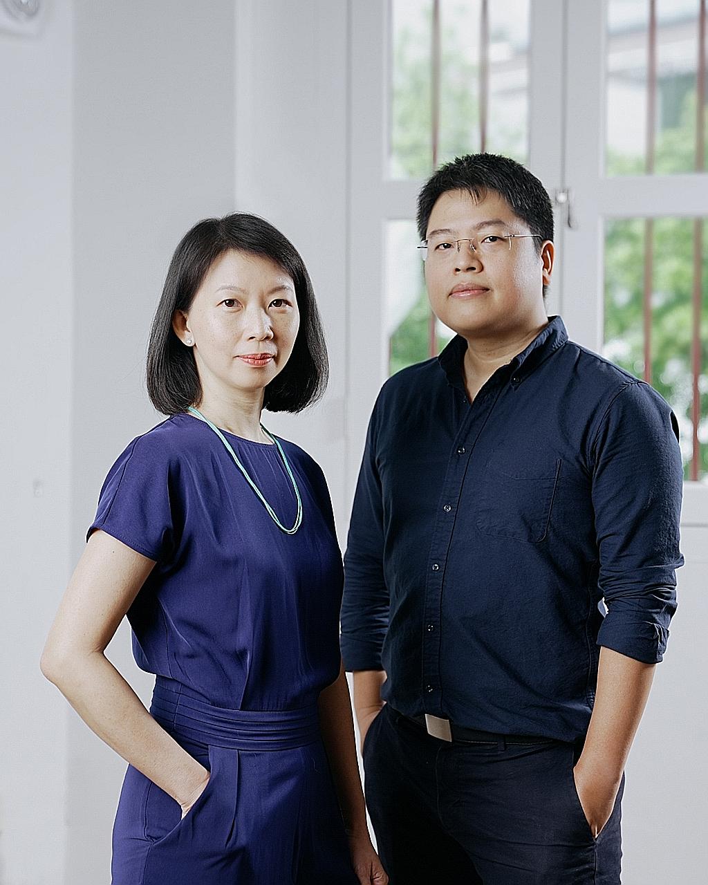 Other changes at T:>Works include the appointment of Ms Traslin Ong (above left) as executive director and multi-disciplinary artist Brian Gothong Tan (above right) joining the company to direct an artistic atelier for the next three years.
