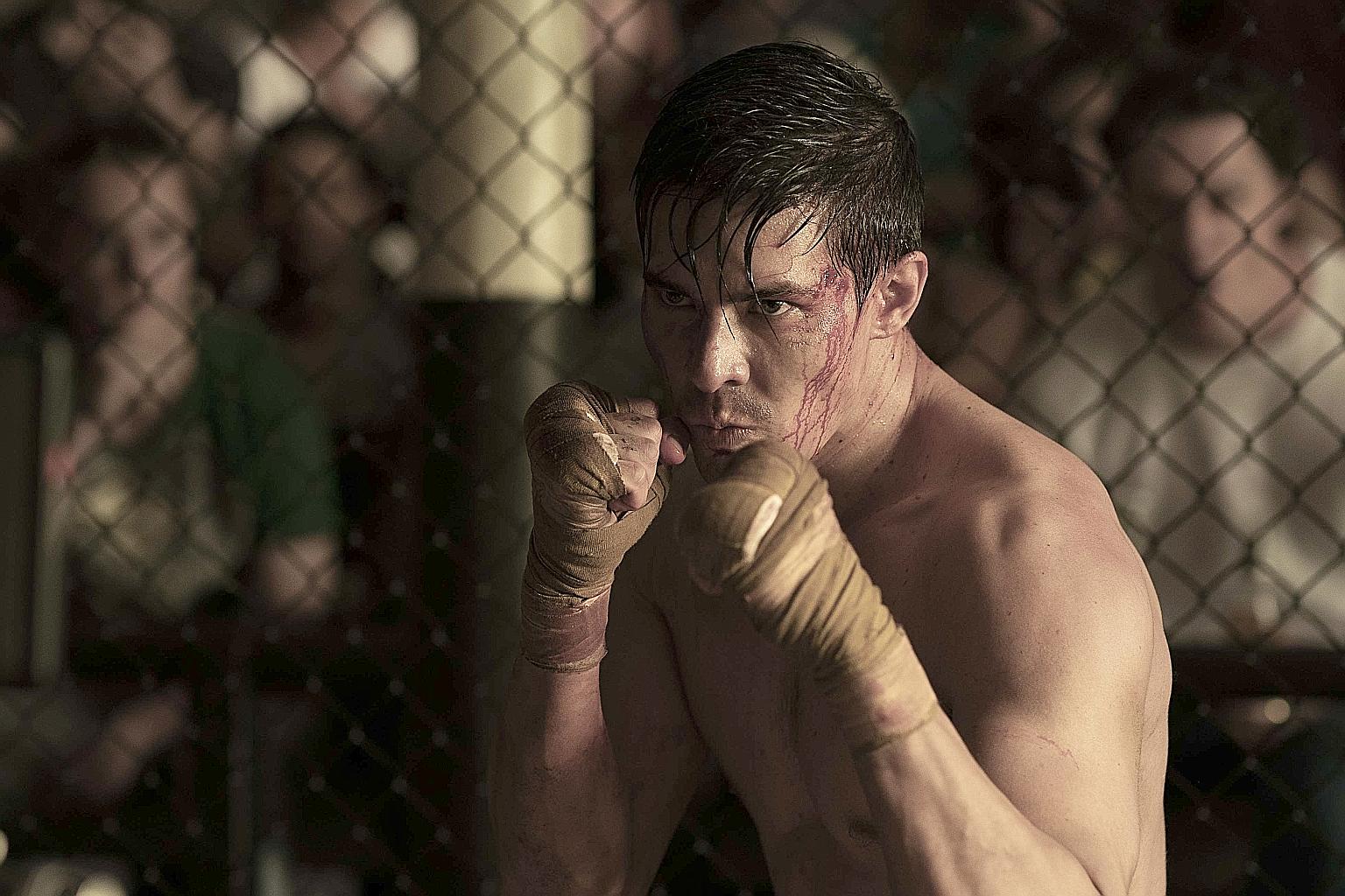 Mortal Kombat stars Lewis Tan as mixed-martial arts fighter Cole Young.
