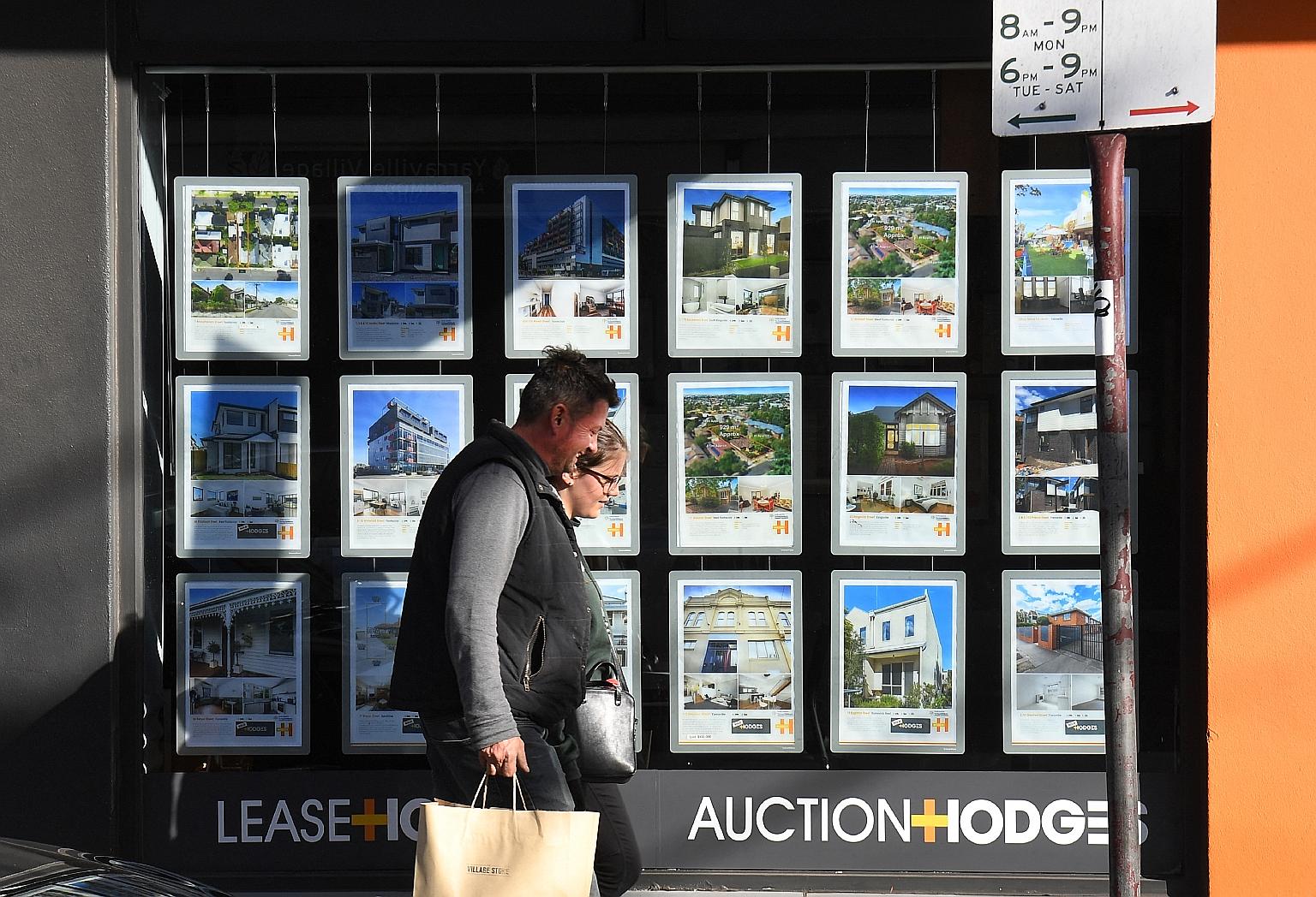 Houses listed for sale or auction in Melbourne. A spike in prices has prompted more calls for the federal government to follow New Zealand's cooling measures which include mandating investors to hold a property for 10 years, instead of five, if they