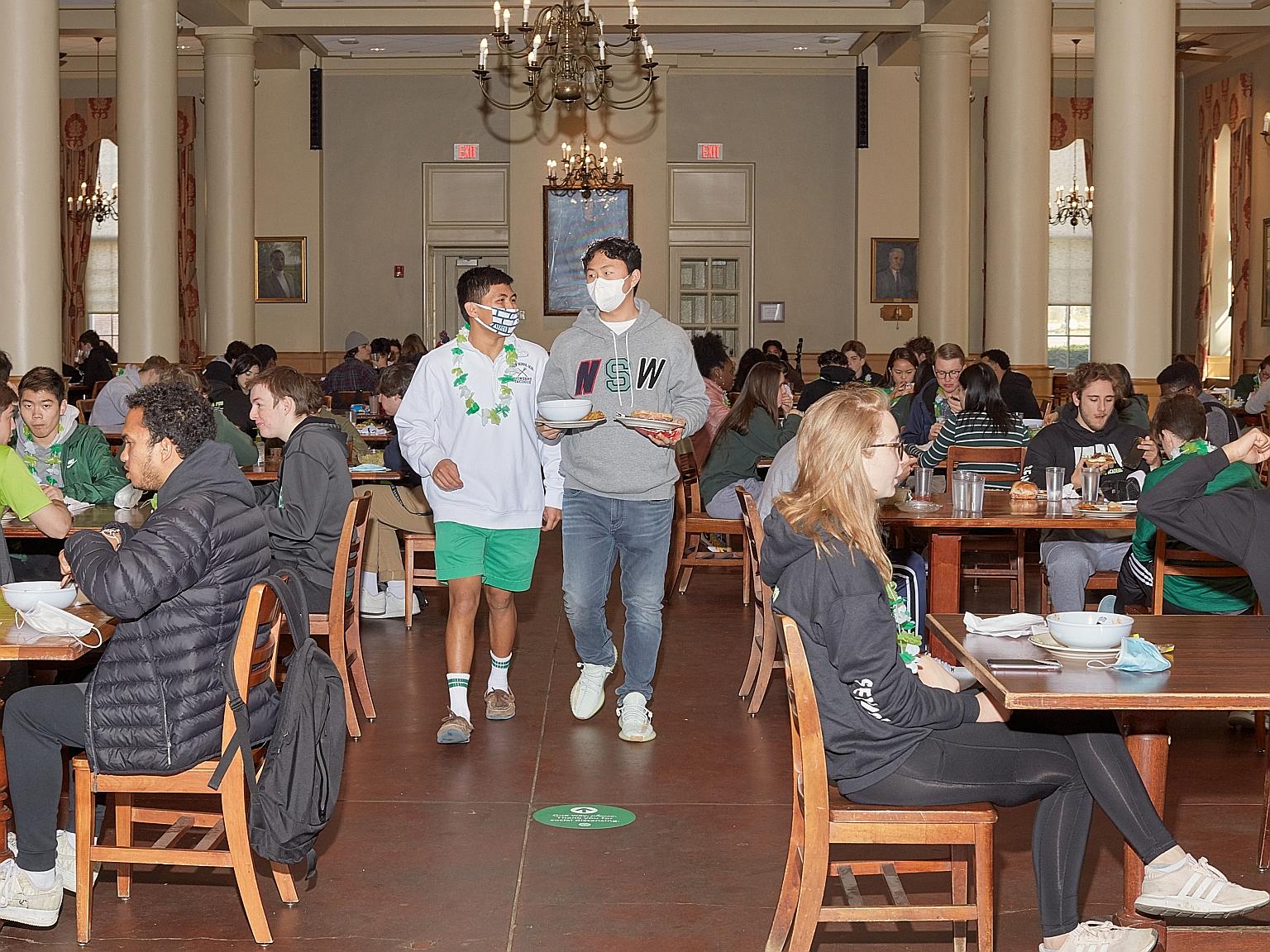 More families in the United States are sending their children to boarding schools like Western Reserve Academy in Ohio (pictured here) so they can experience a life resembling pre-pandemic normality.