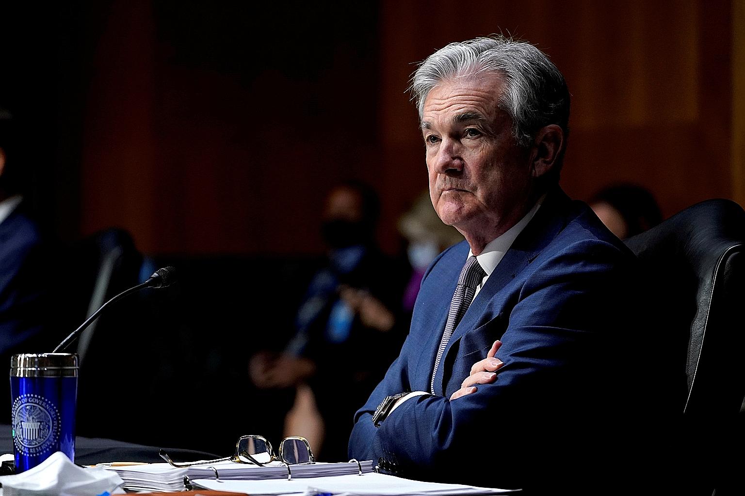 Fed chairman Jerome Powell says it will be a smart move if people can continue to socially distance.