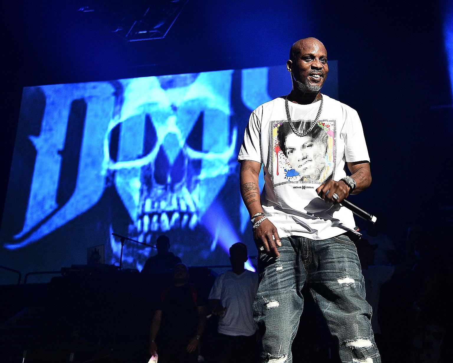 Hip-hop star DMX at Barclays Center in New York City in this photo taken on June 28, 2019. He died last Friday, aged 50.
