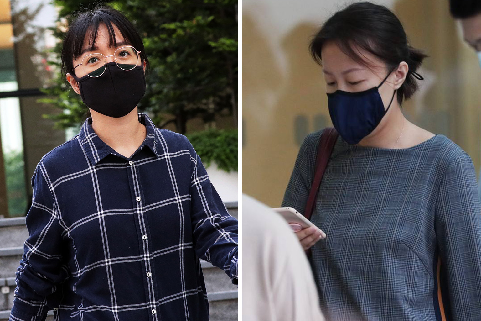 Zhao Zheng (top) had 24 charges under the Official Secrets Act (OSA) brought against her. Her friend Tang Lin (above) was charged with 10 counts of wrongful communication under the OSA.