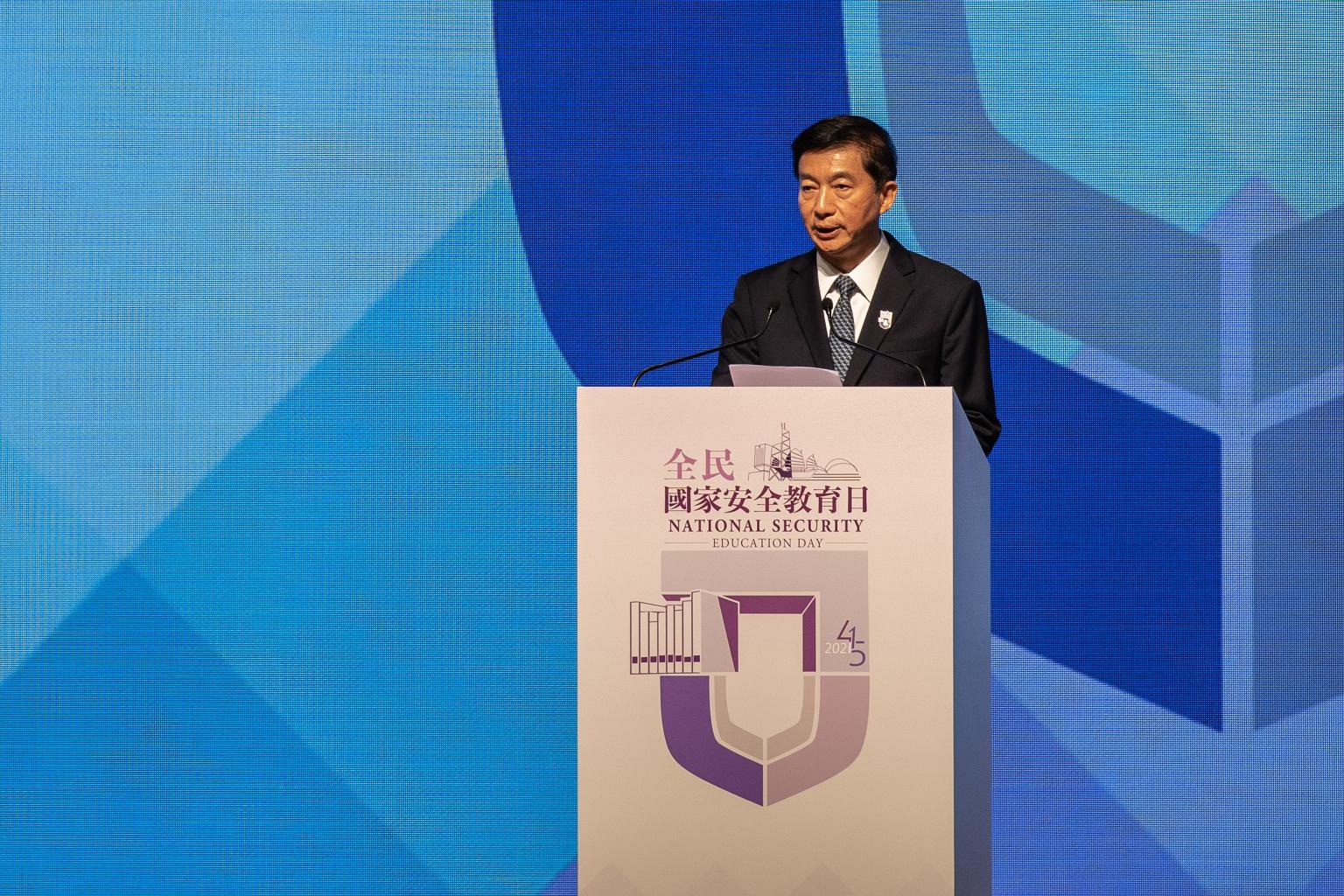 Mr Luo Huining warned foreign powers that they would be taught a lesson if they tried to use Hong Kong as a "pawn".