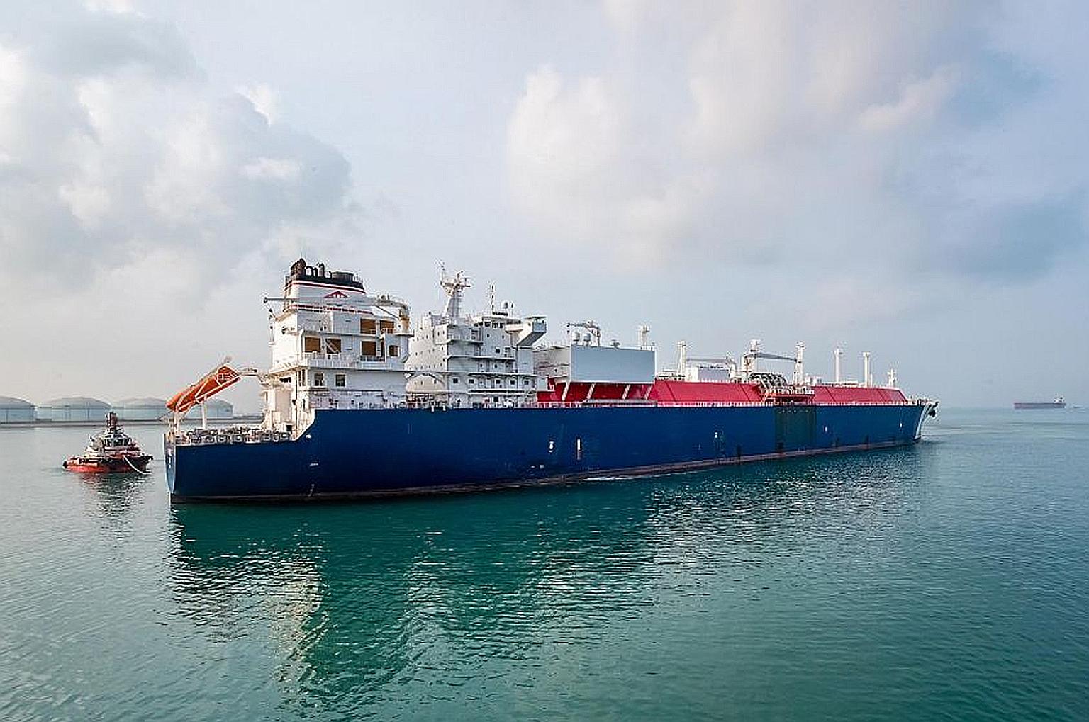 Pavilion Energy said the carbon-neutral cargo was another important milestone in its ambition to provide cleaner energy. PHOTO: PAVILION ENERGY