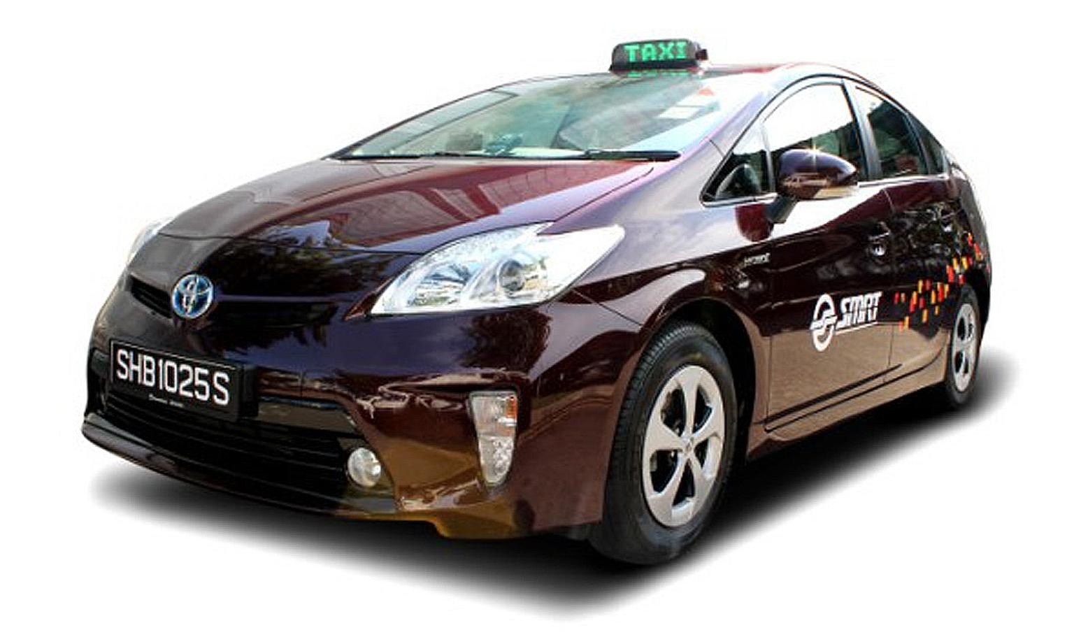 SMRT's transition to cleaner-energy taxis began in 2013 when more than 600 Toyota Prius Hybrid cabs were added. Last year, its fleet became 100 per cent hybrid.