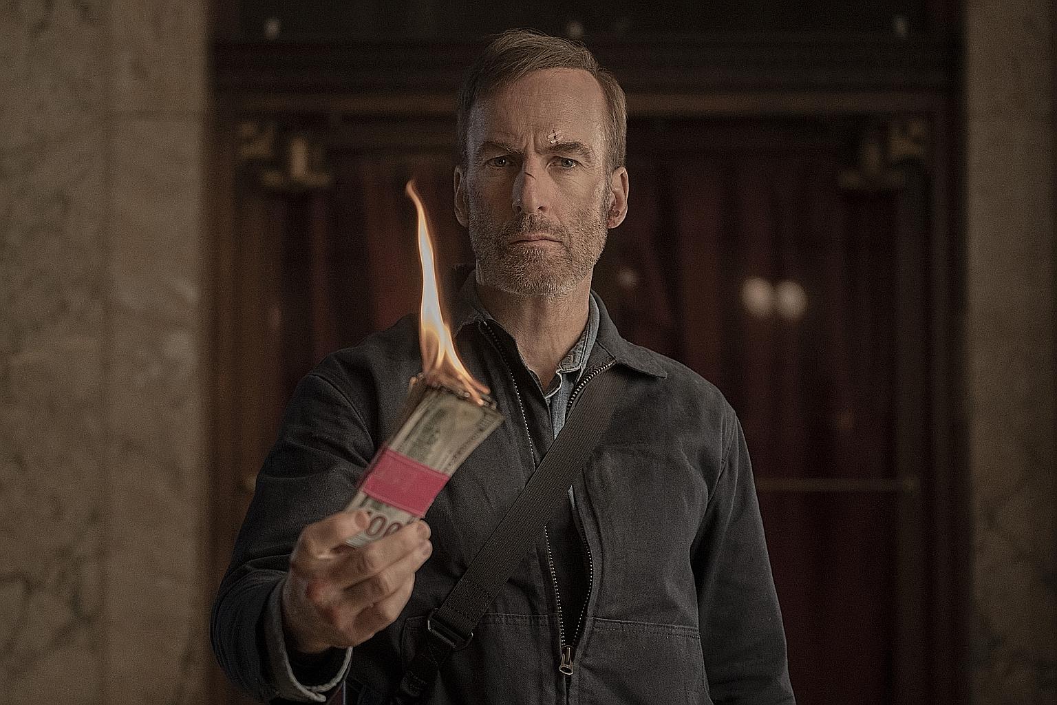 Bob Odenkirk plays a bullied and meek accountant with a secret identity in Nobody.