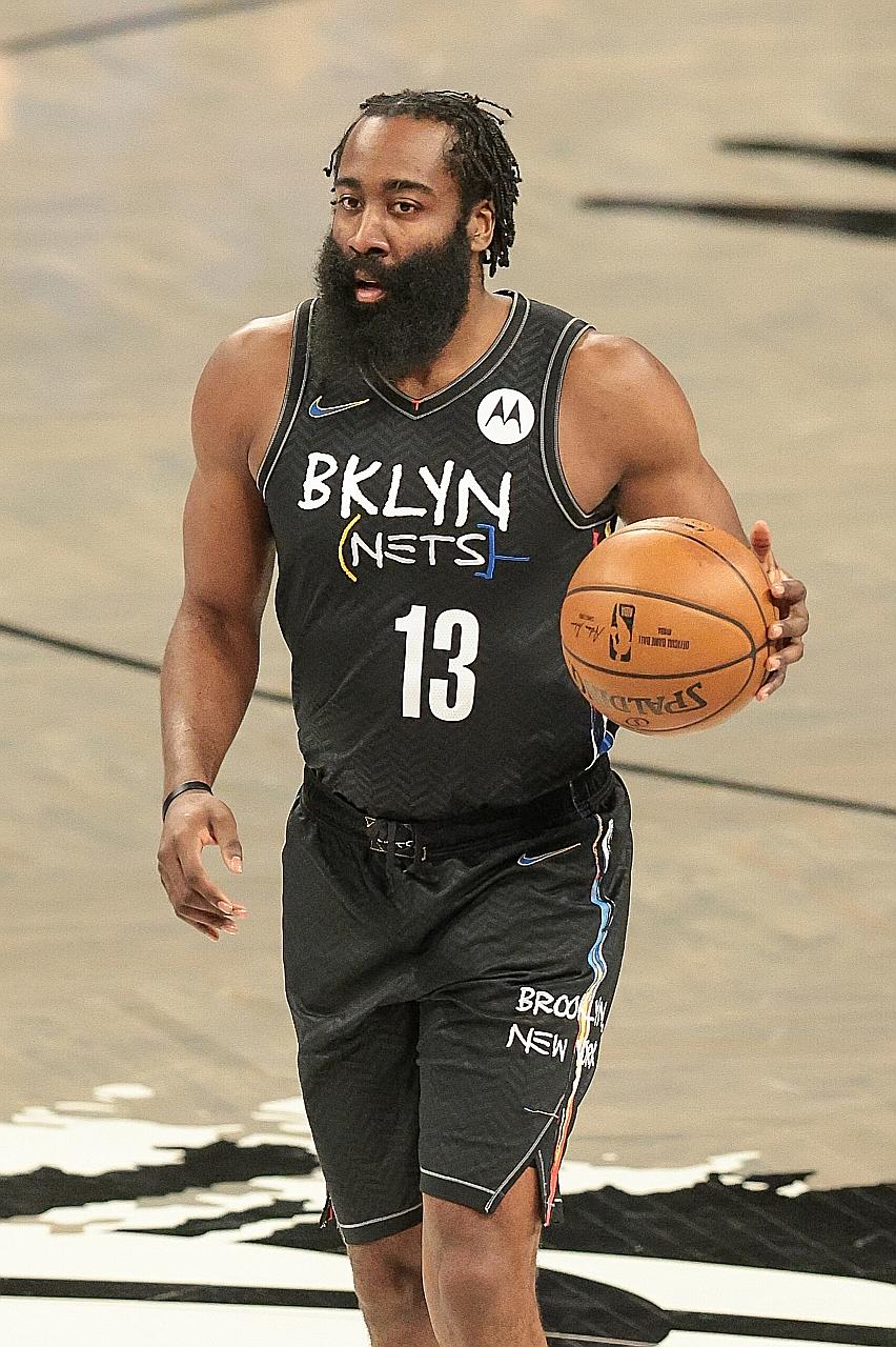 Brooklyn Nets star guard James Harden has suffered a setback during his rehabilitation from an injured hamstring and his coach Steve Nash does not have a timeline for his return.