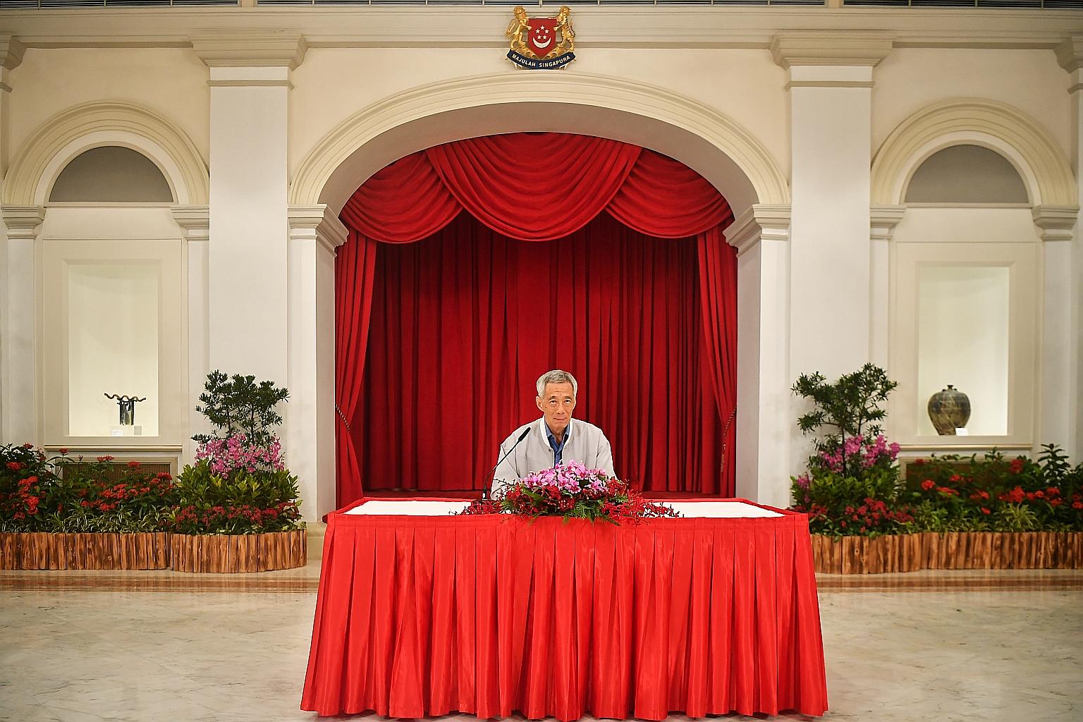 At the virtual news conference in the Istana yesterday, Prime Minister Lee Hsien Loong said that a more stable Covid-19 situation has allowed him to rotate the ministers who were directly handling the pandemic. There were extensive consultations with