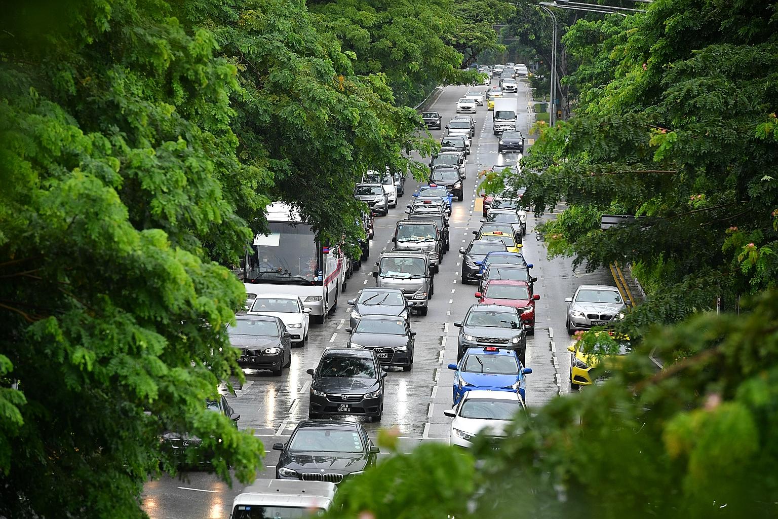 There are currently no specific criminal offences relating to road rage, although the acts committed by parties in such cases could come under other offences like voluntarily causing hurt or harassment. ST PHOTO: CHONG JUN LIANG