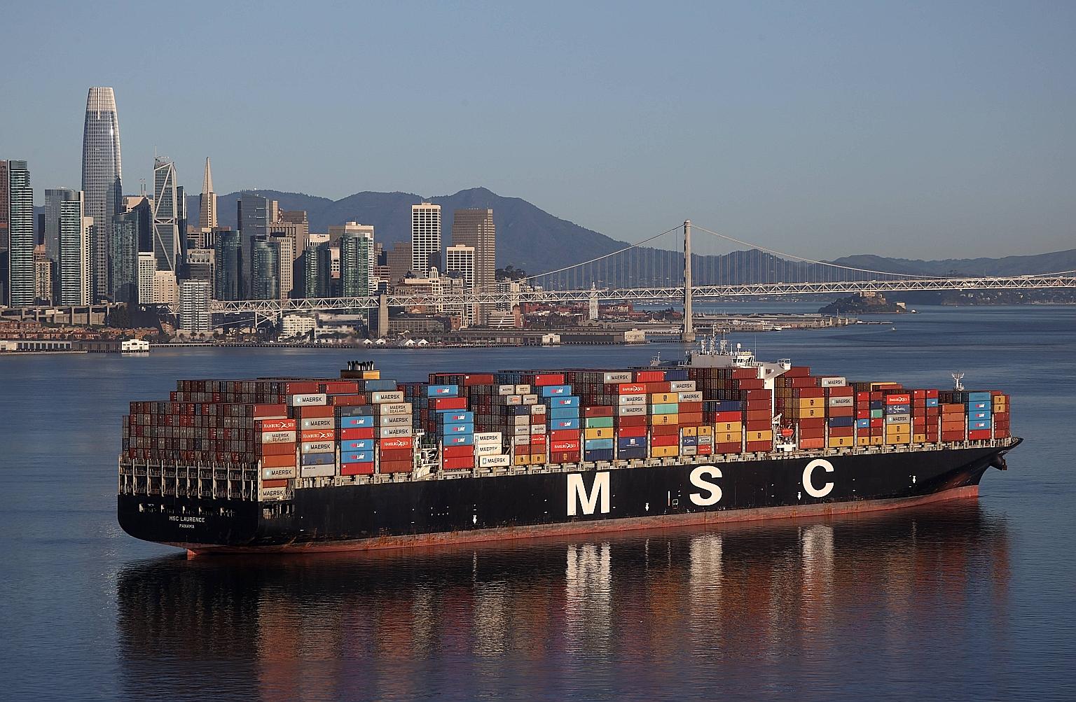 Ships are growing bigger, allowing for containers to be stacked higher than ever before. In such cases, a ship can become more unstable in a storm - it can roll at steep angles, putting strain on the securing of containers. The situation becomes even