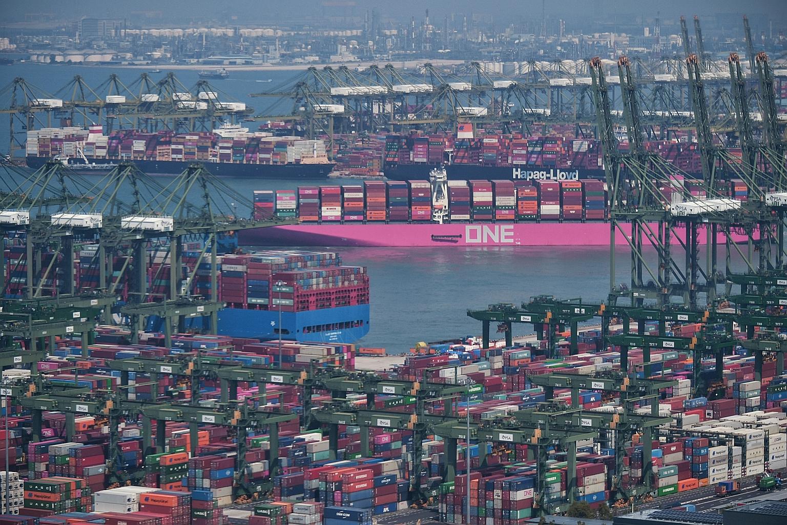 A spokesman for Singapore port operator PSA said that operations remain smooth as it works with its stakeholders to mitigate the delays arising from the Suez Canal blockage last month, when the Ever Given cargo ship was stuck in the vital waterway fo